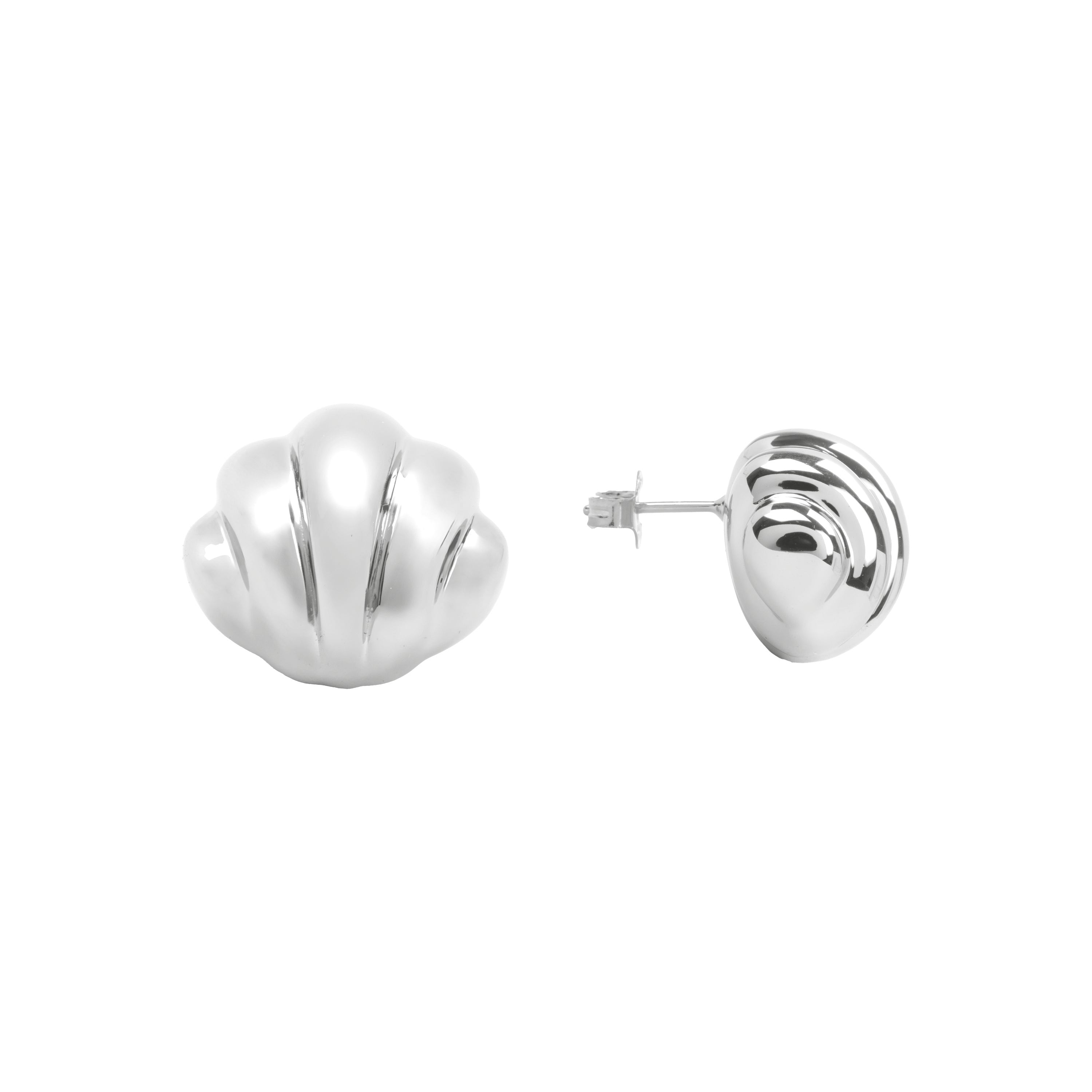925 Sterling Silver Earrings with Rhodium Finish - Myce