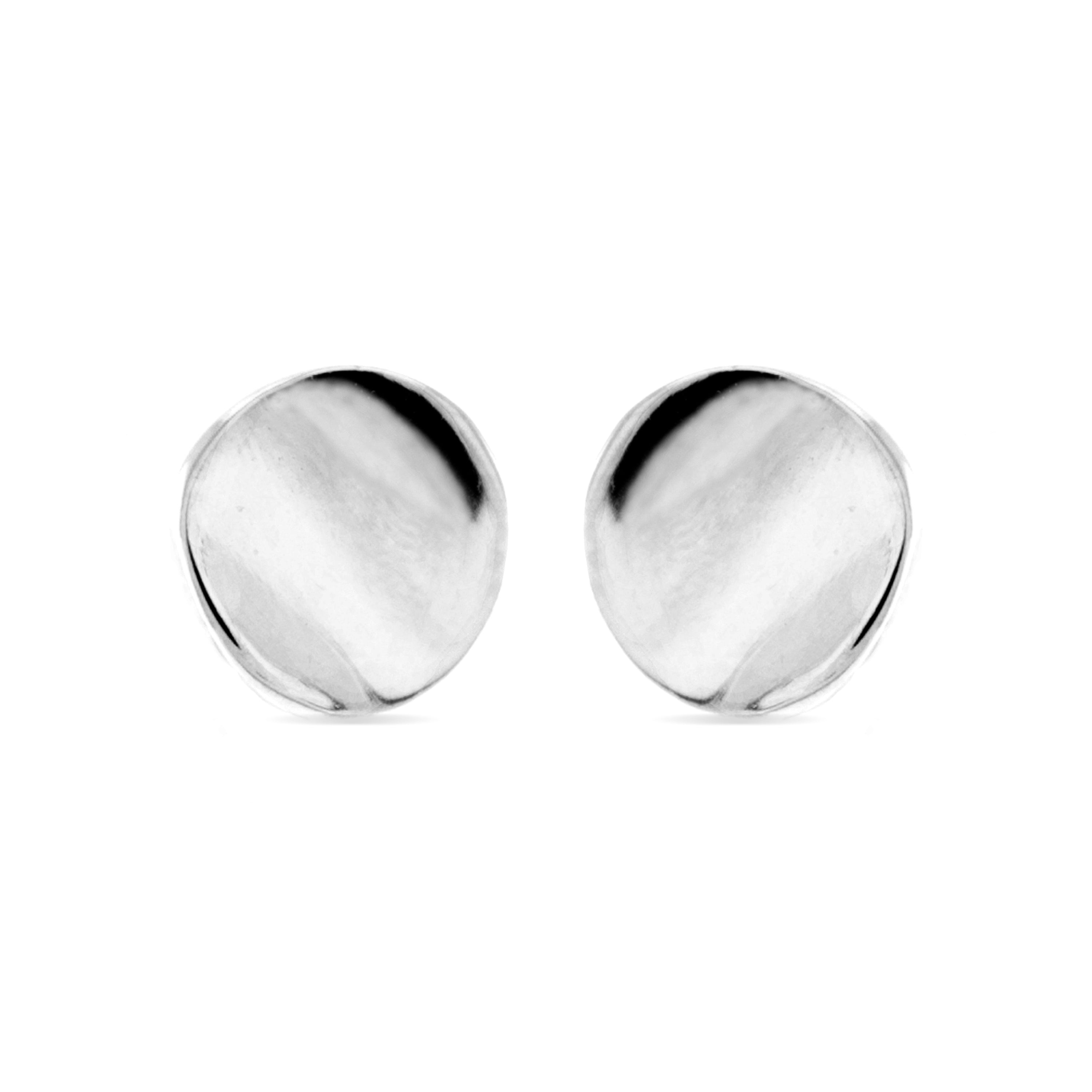 925 Sterling Silver Earrings with Rhodium Finish - Essential