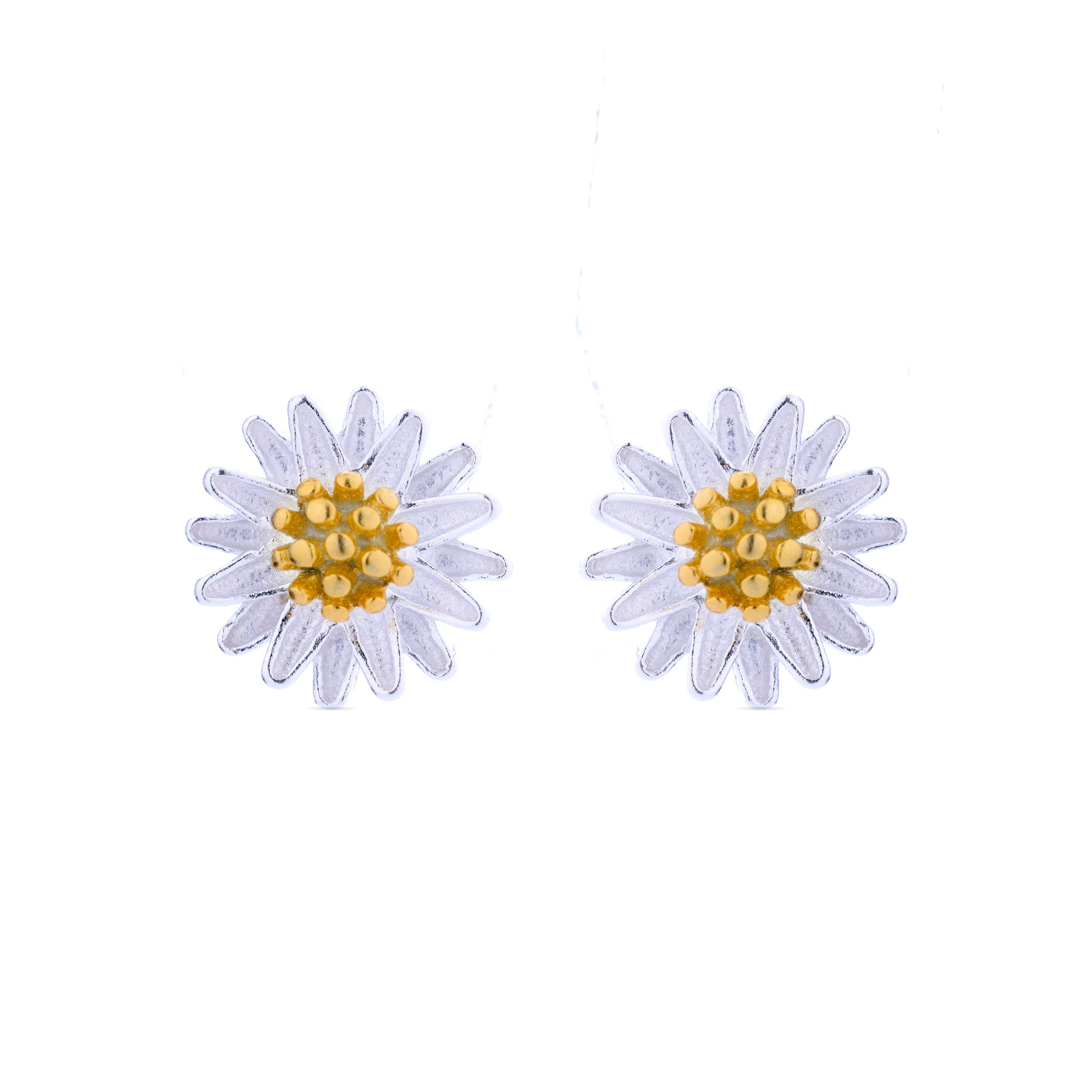 925 Sterling Silver Earrings with Rhodium Finish - Essential