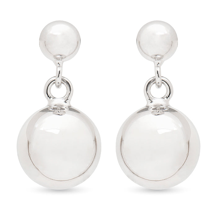 925 Sterling Silver Earrings with Rhodium Finish - Nethea