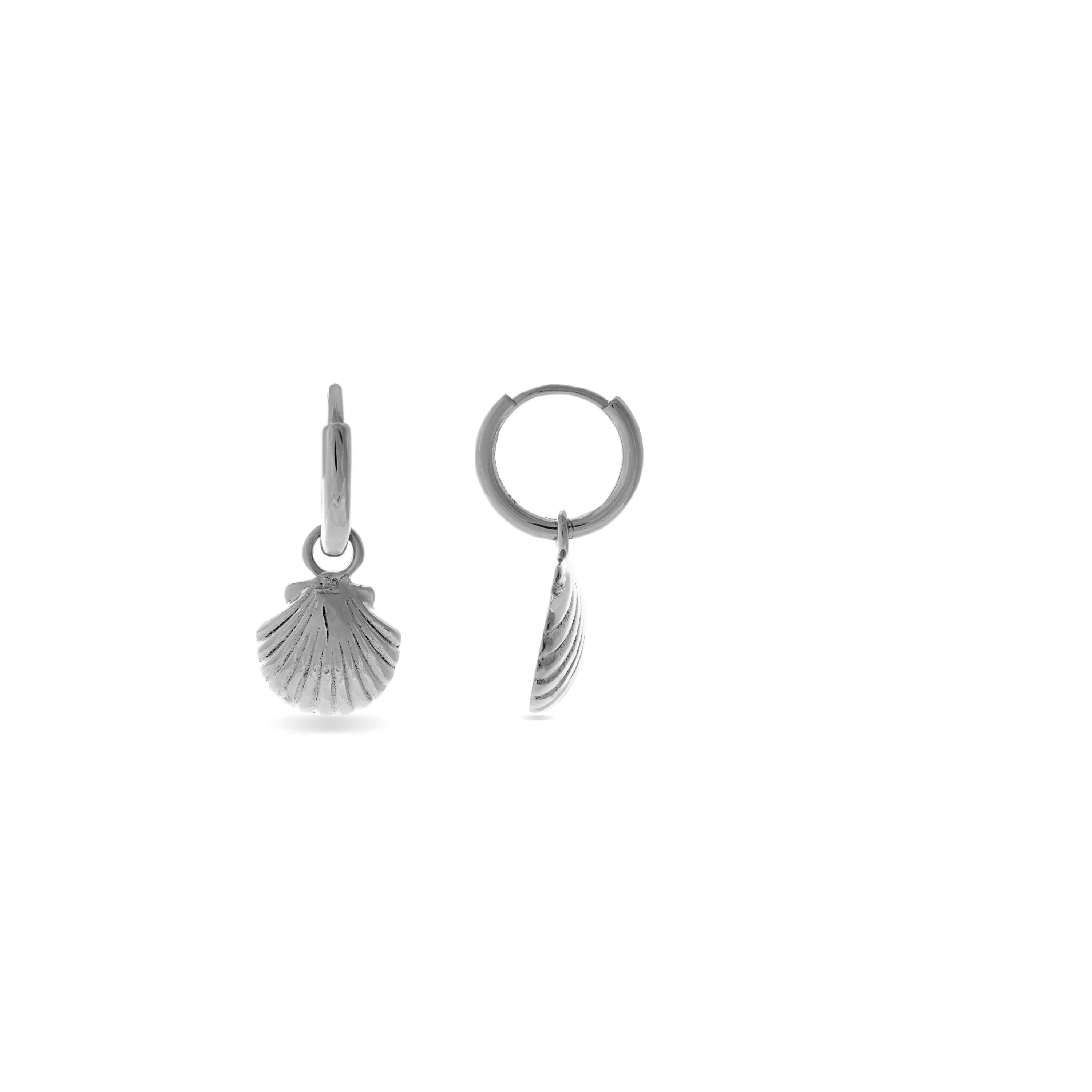 925 Sterling Silver Earrings with Rhodium Finish - Valva