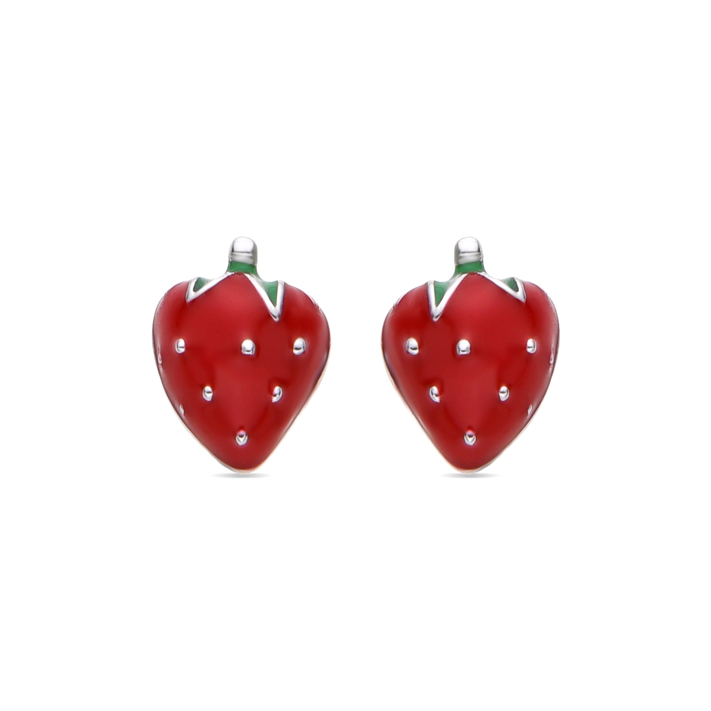 925 Sterling Silver Earrings with Rhodium Finish - Abmi