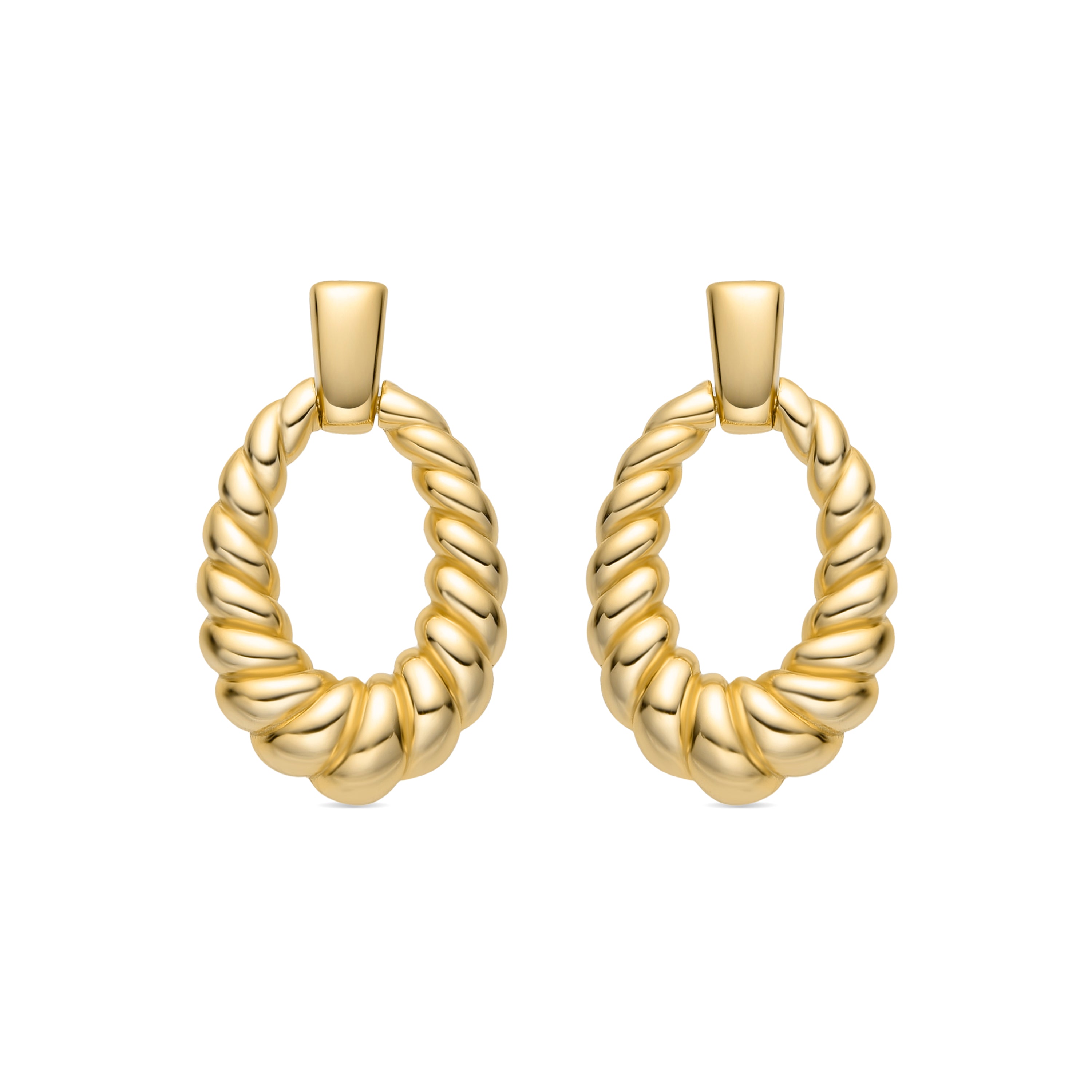 925 Sterling Silver Earrings with Rhodium Finish - Imkrull