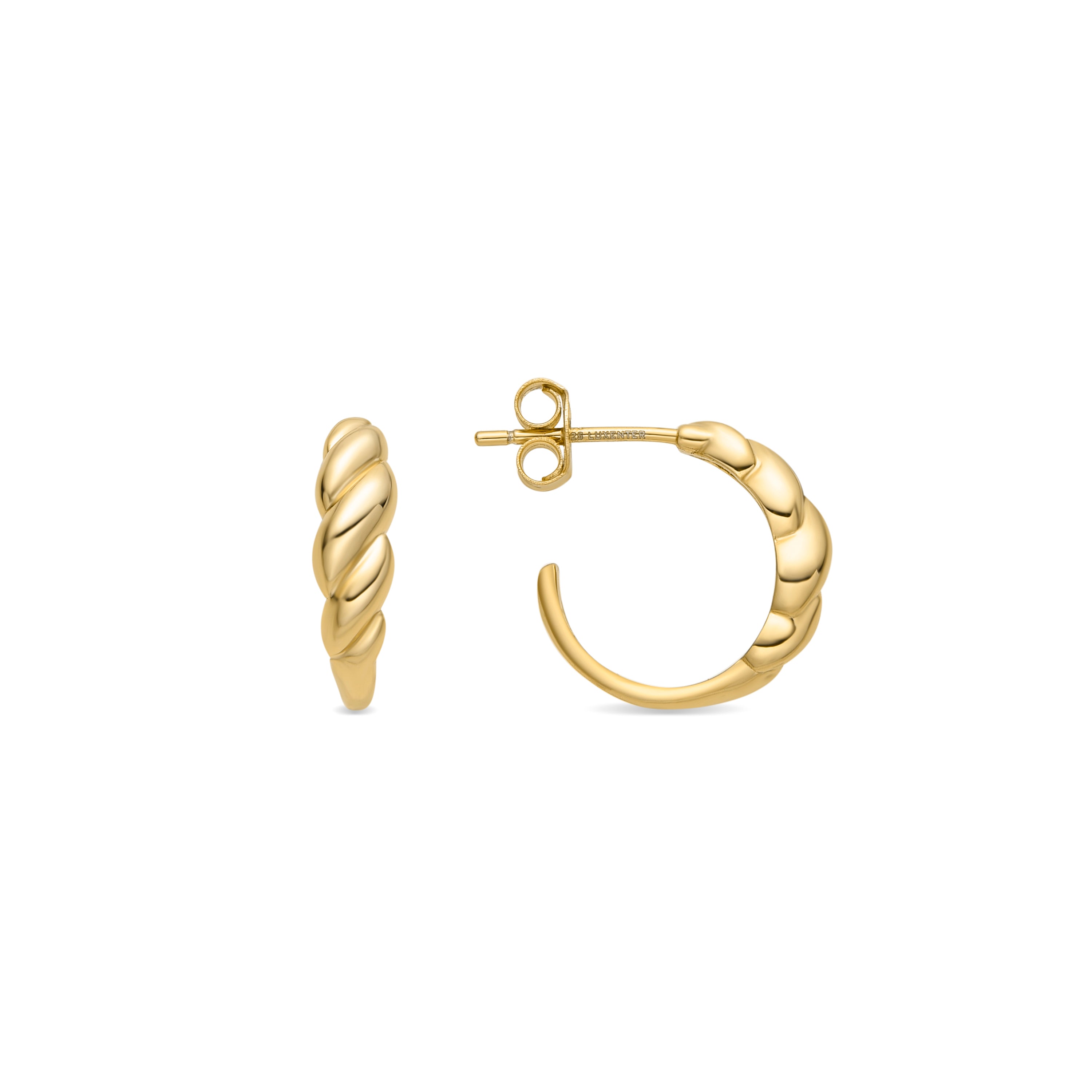 925 Sterling Silver Earrings with 18K Gold Finish - Gilsi