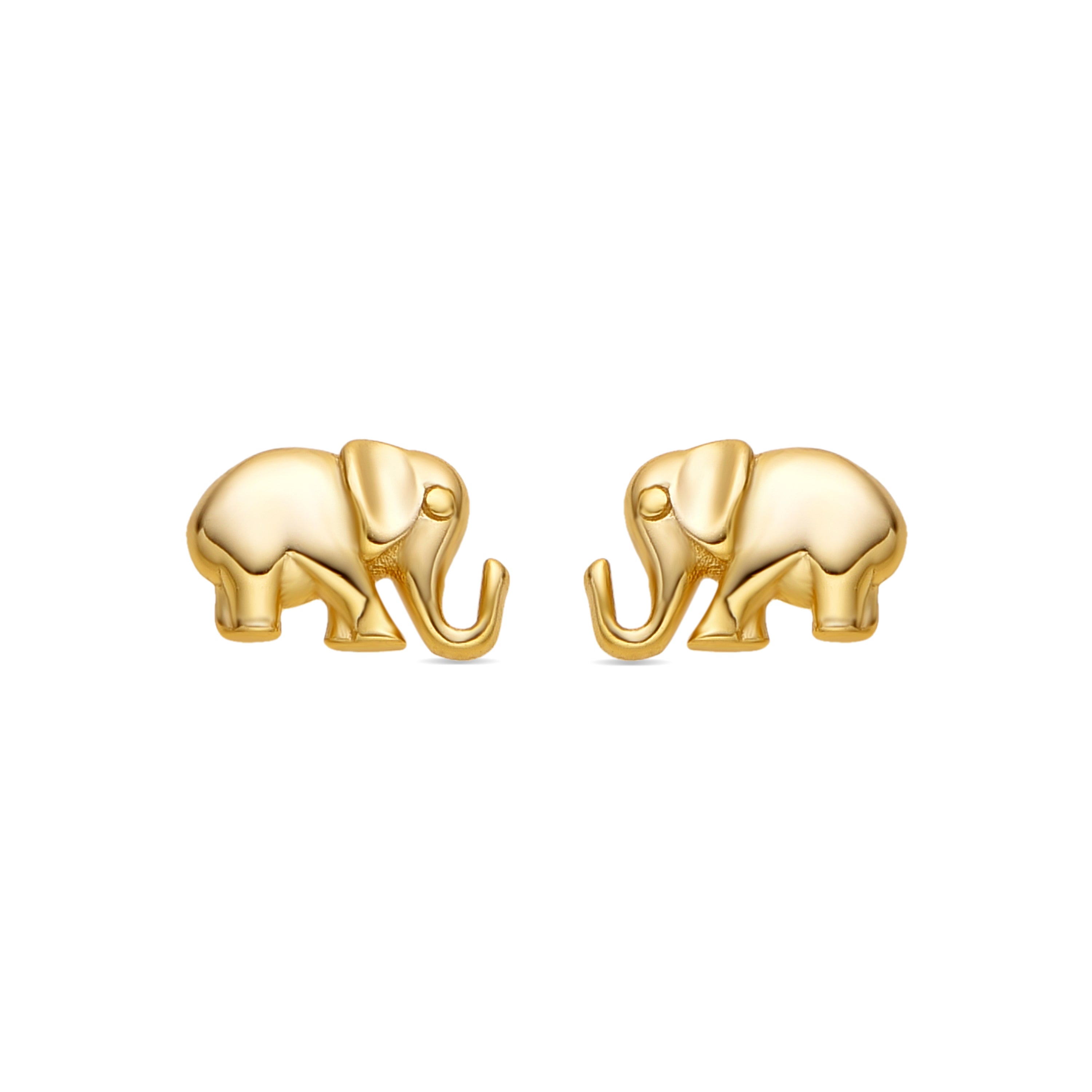 925 Sterling Silver Earrings with 18K Gold Finish - Ykuo