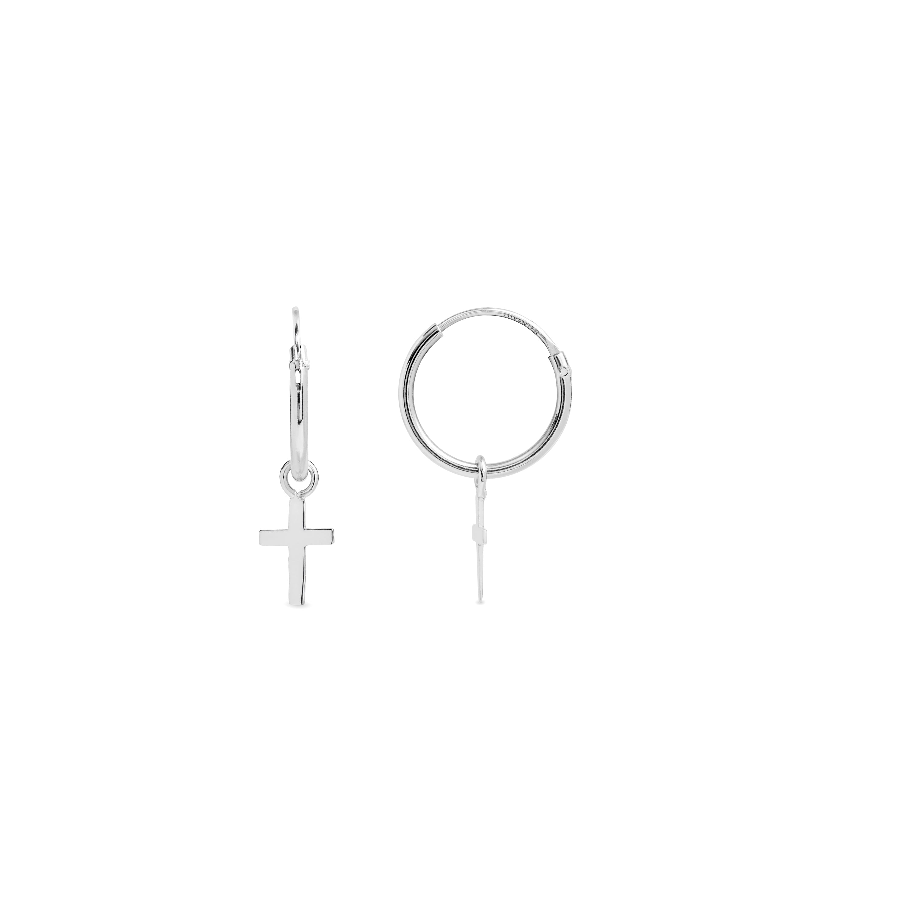 Pendientes de Plata de Ley 925 acabados en rodio - Essential