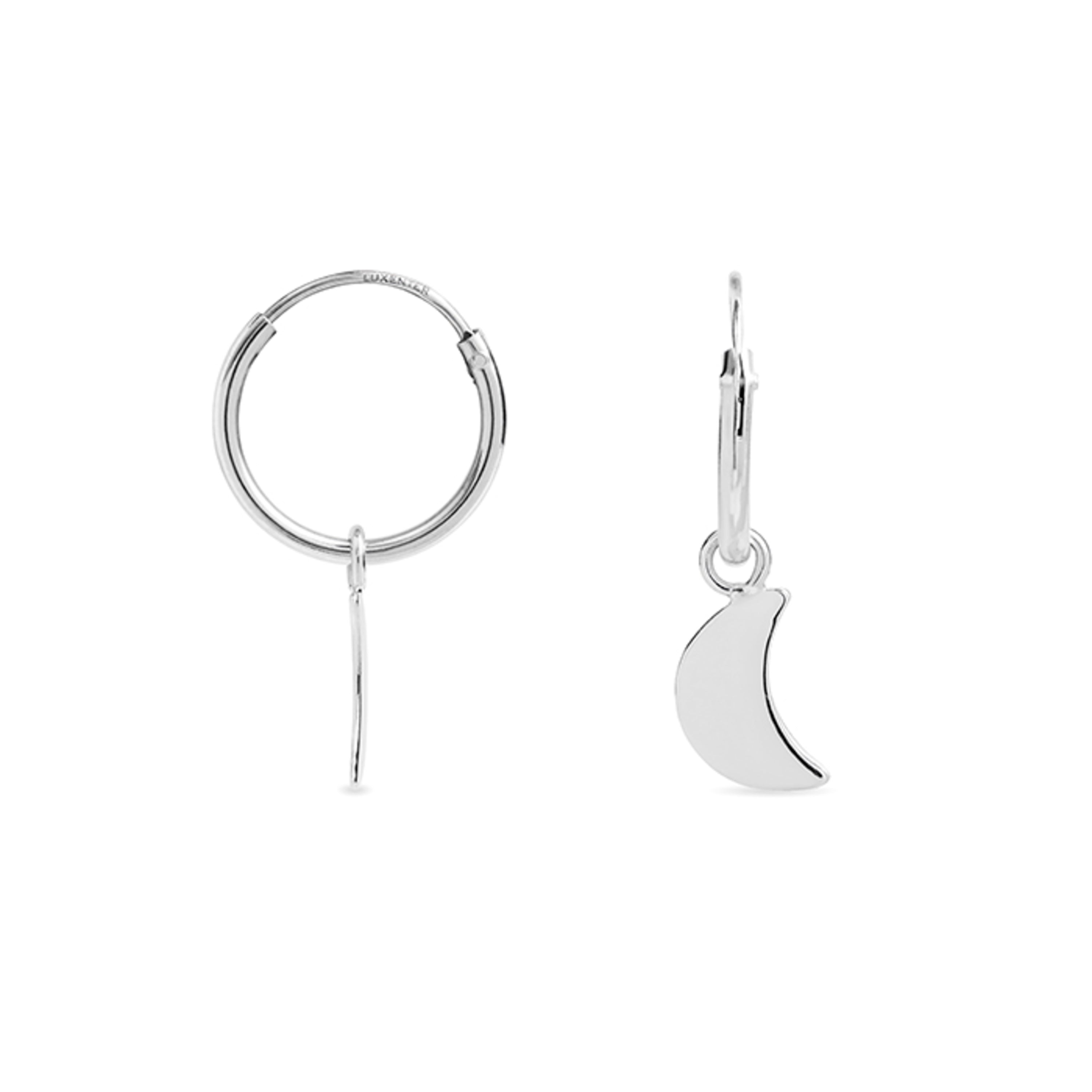 Pendientes de Plata de Ley 925 acabados en rodio - Essential
