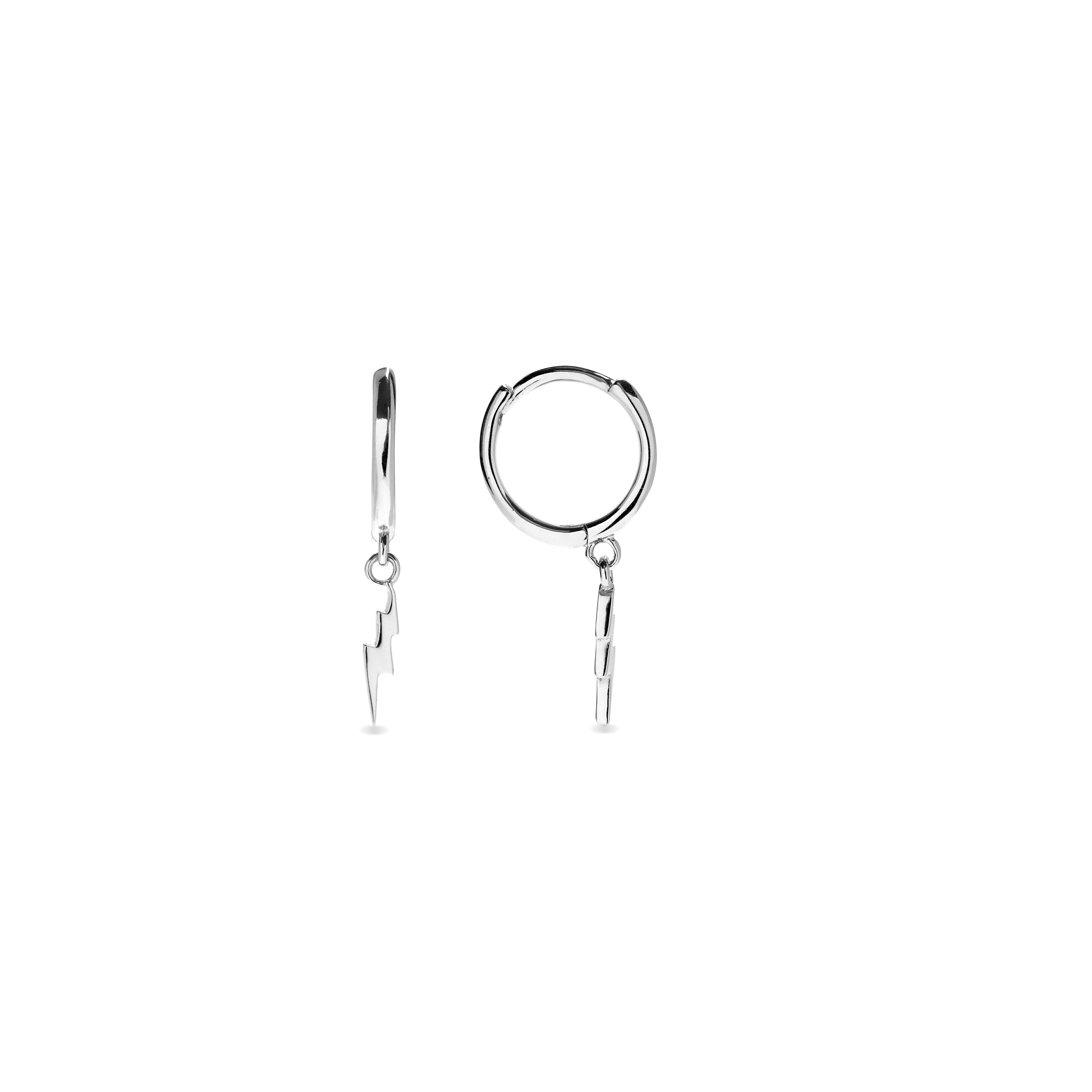 925 Sterling Silver Earrings with Rhodium Finish - Zitlu