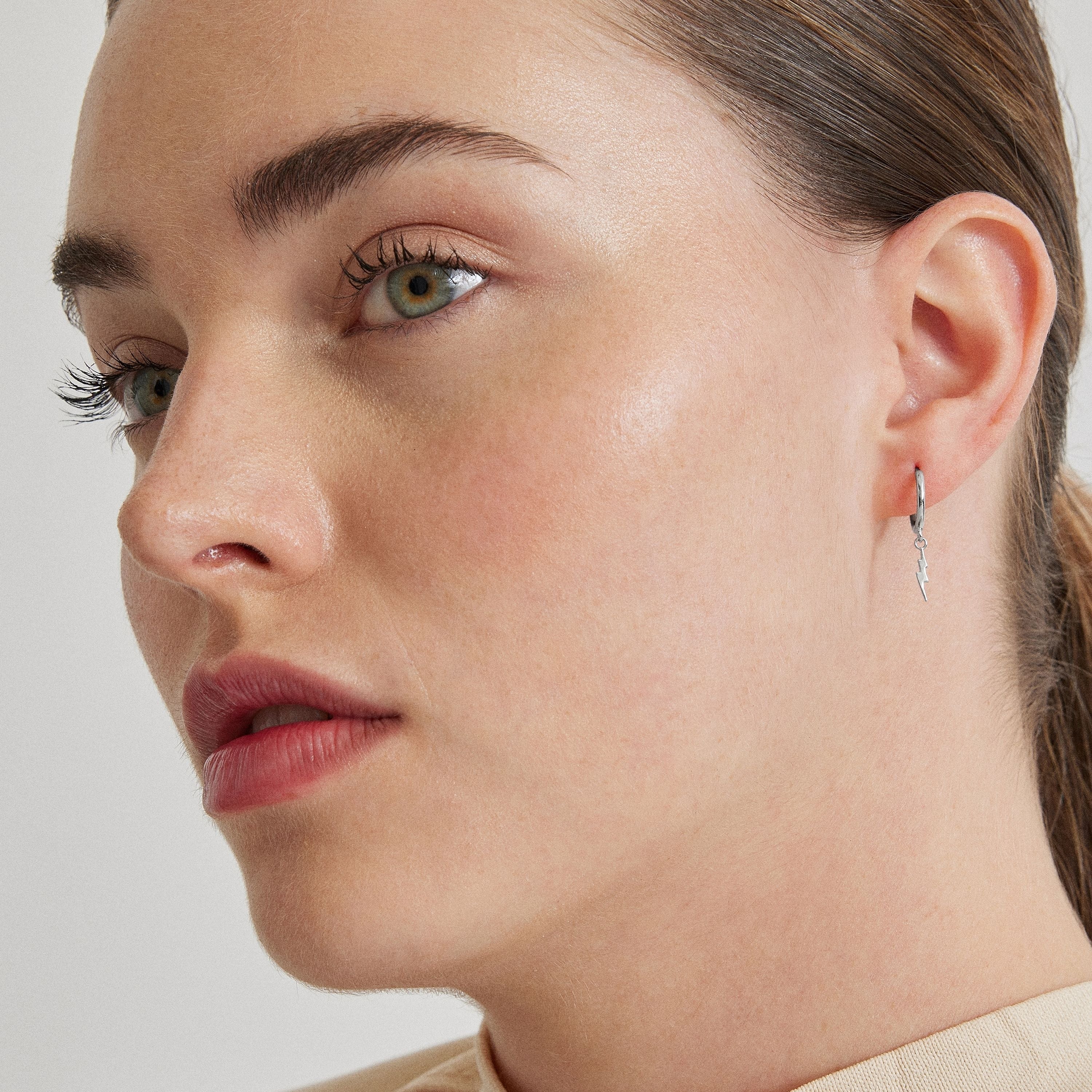 925 Sterling Silver Earrings with Rhodium Finish - Zitlu