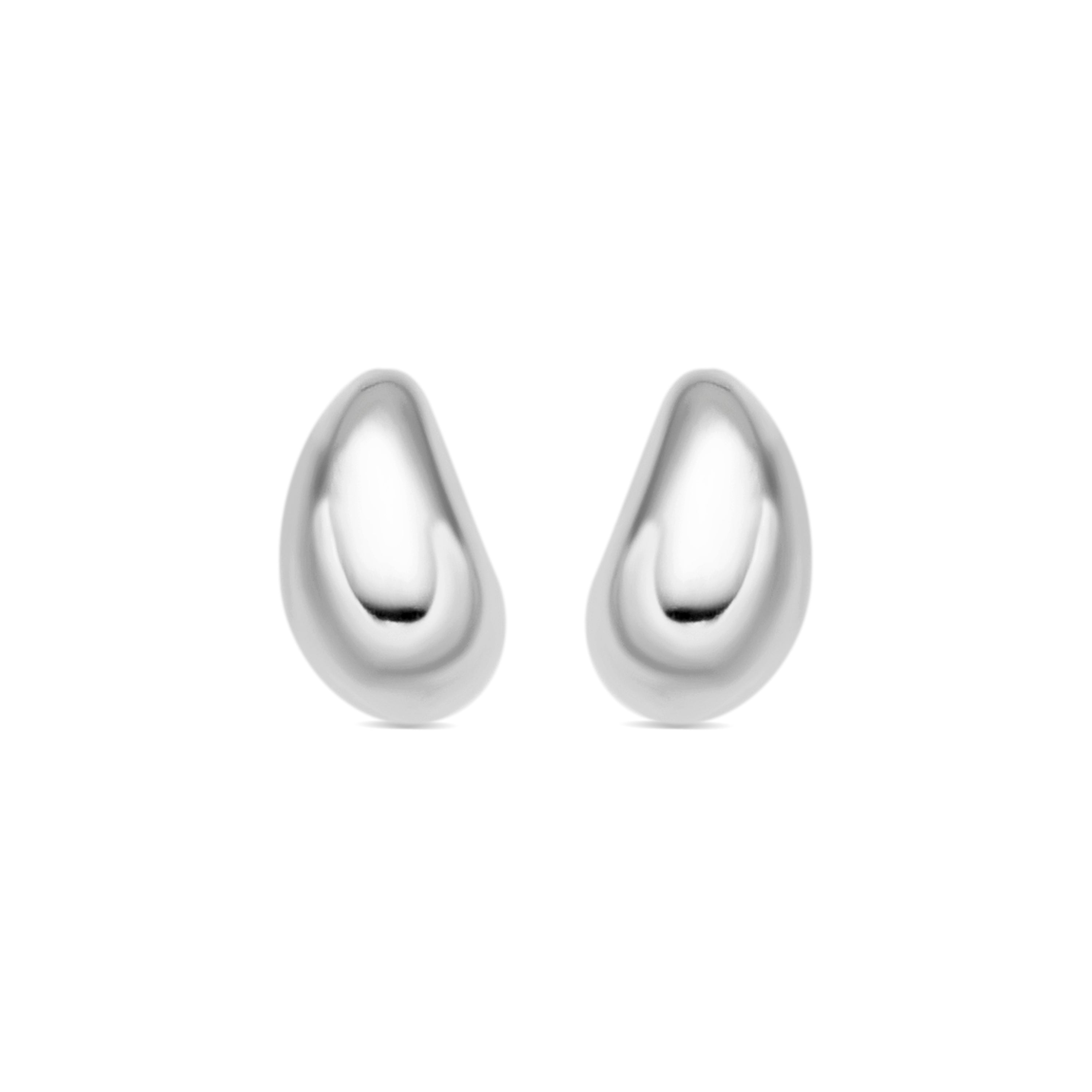 925 Sterling Silver Earrings with Rhodium Finish - Nokie