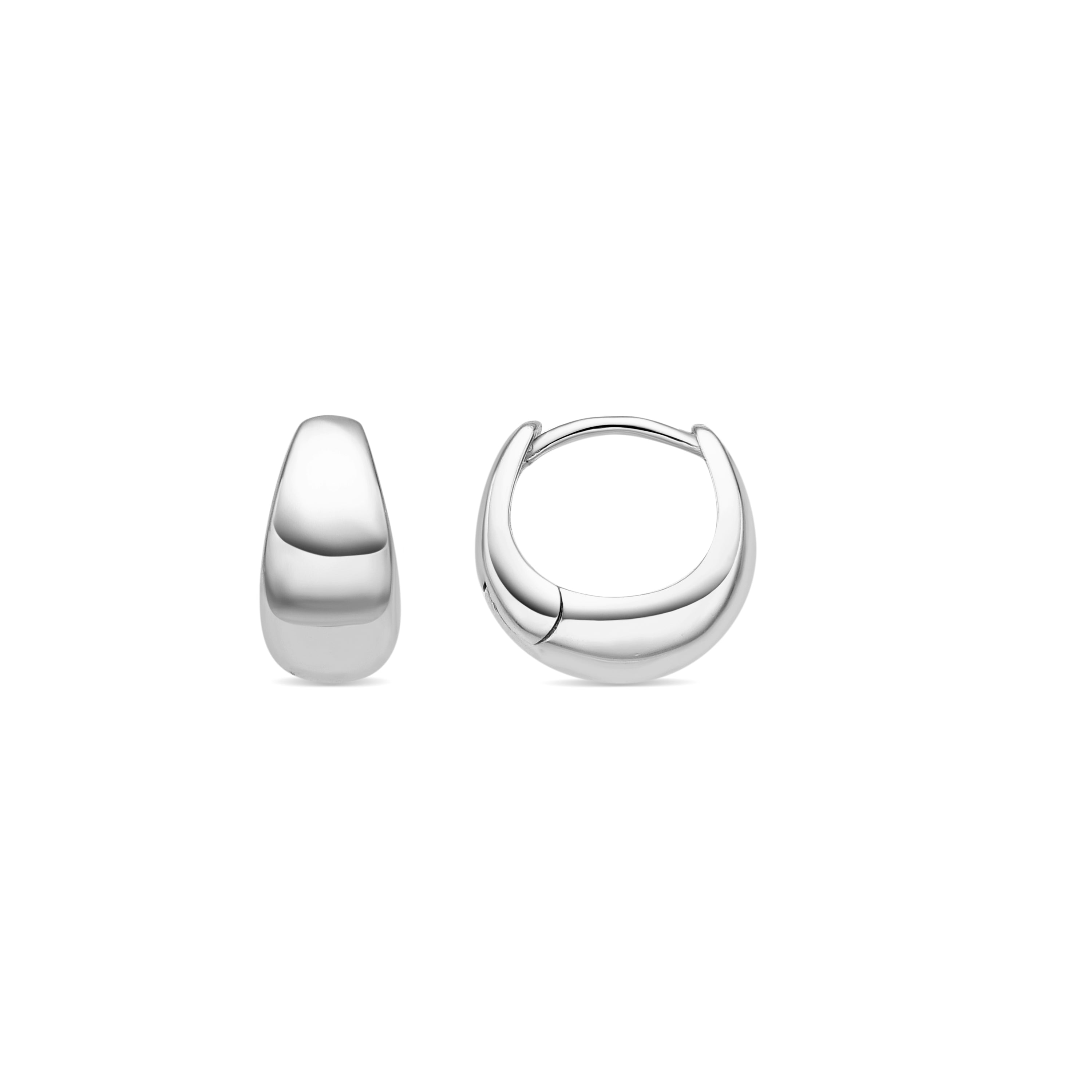 925 Sterling Silver Earrings with Rhodium Finish - Zarael