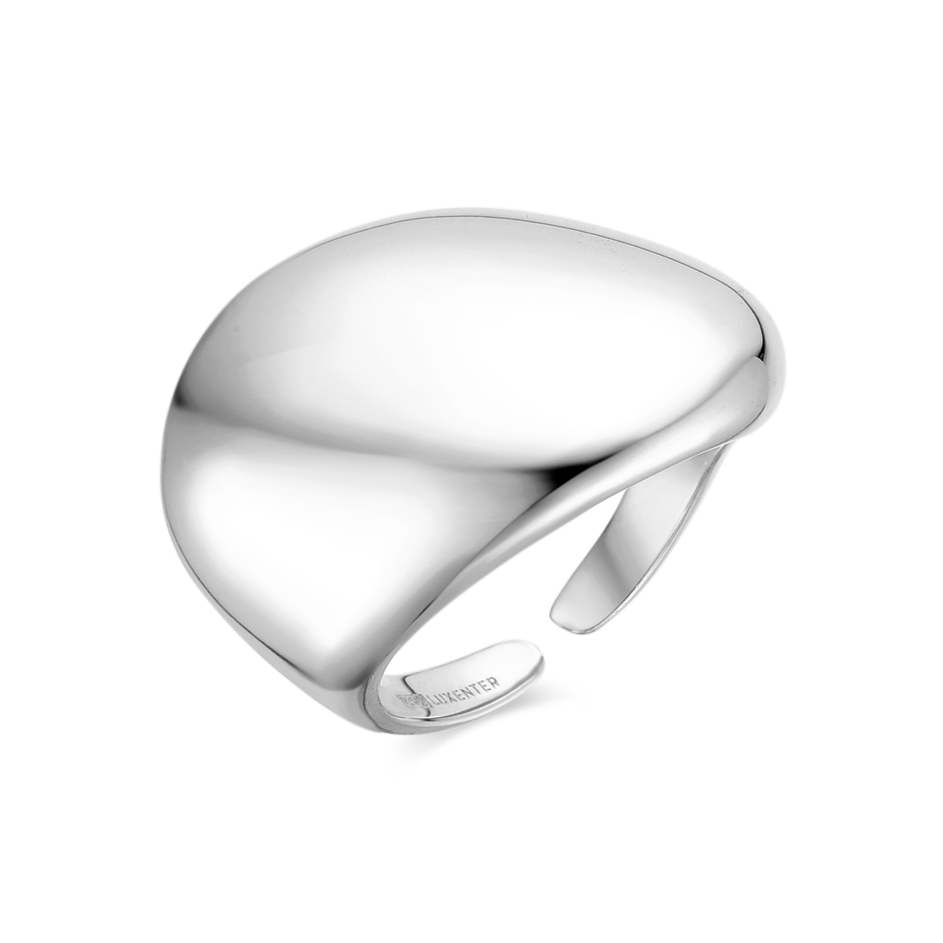 925 Sterling Silver Ring with Rhodium Finish - Suo