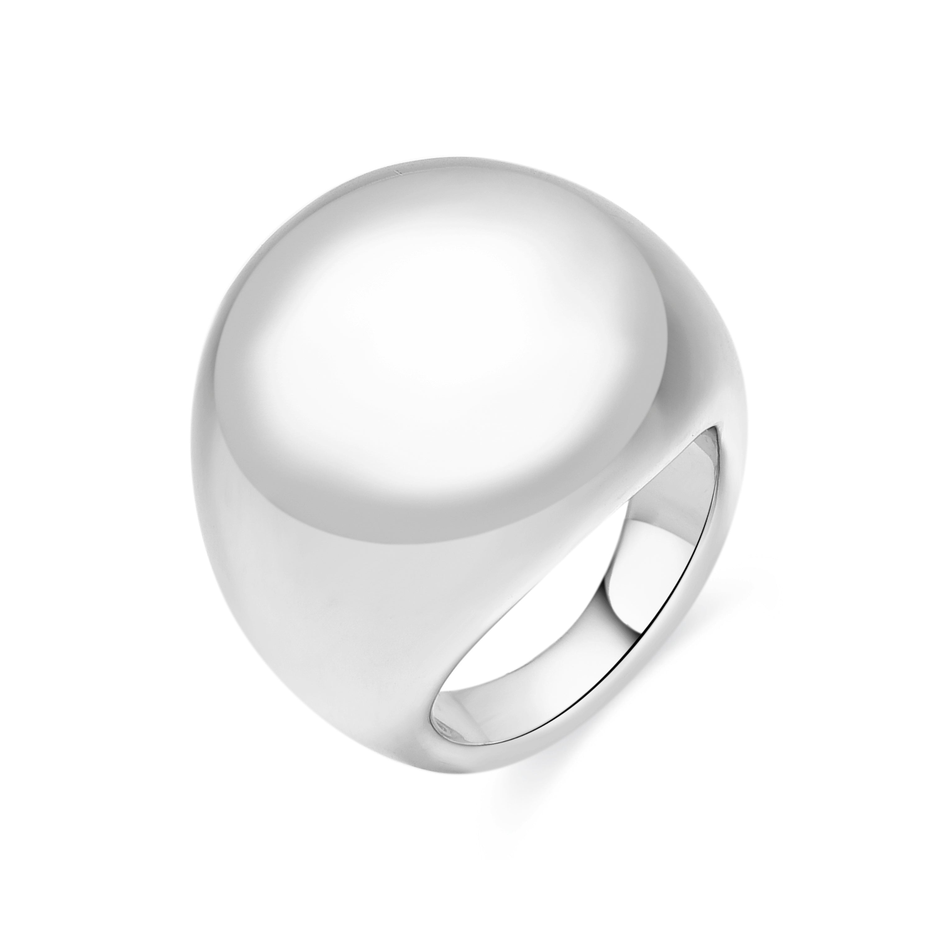 925 Sterling Silver Ring with Rhodium Finish - Likol