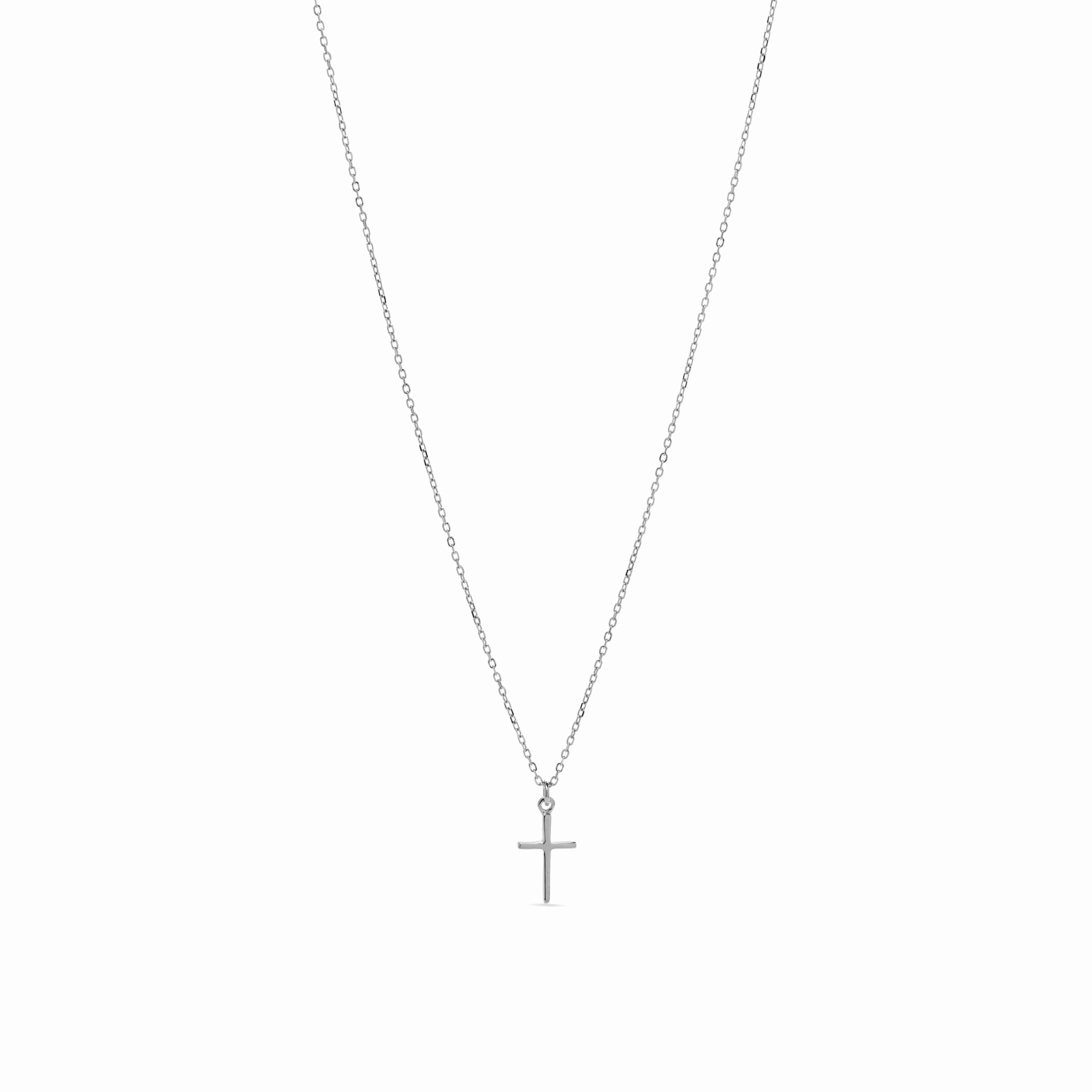 925 Sterling Silver Necklace with Rhodium Finish - Yedia