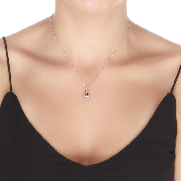 Collar de Plata de Ley 925 acabado en rodio - Yedia