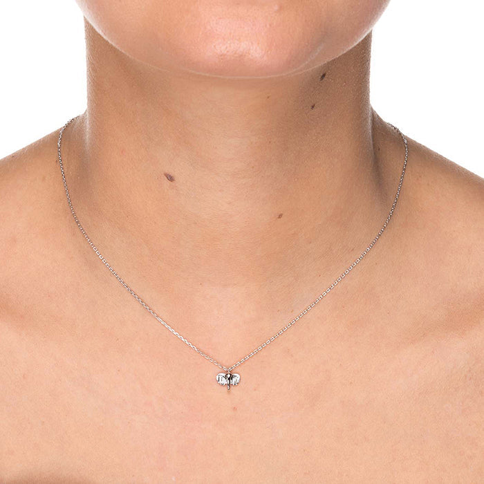 925 Sterling Silver Necklace with Rhodium Finish - Fredchael
