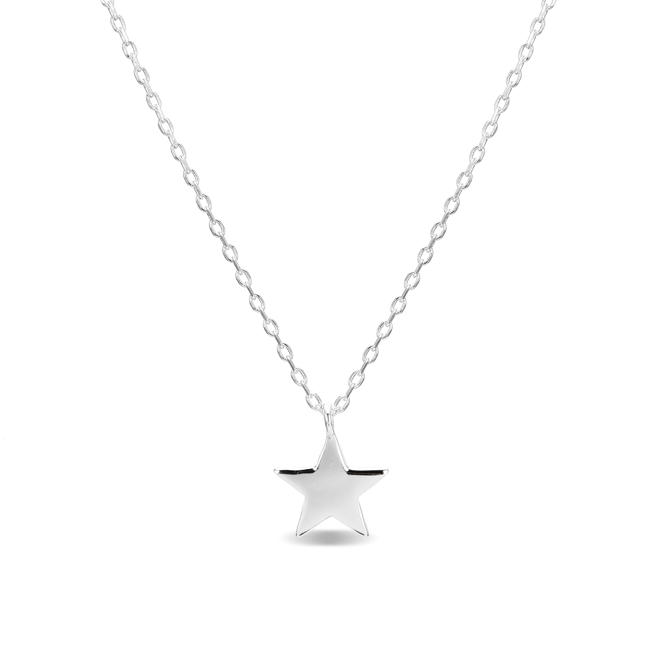925 Sterling Silver Necklace with Rhodium Finish - Remih