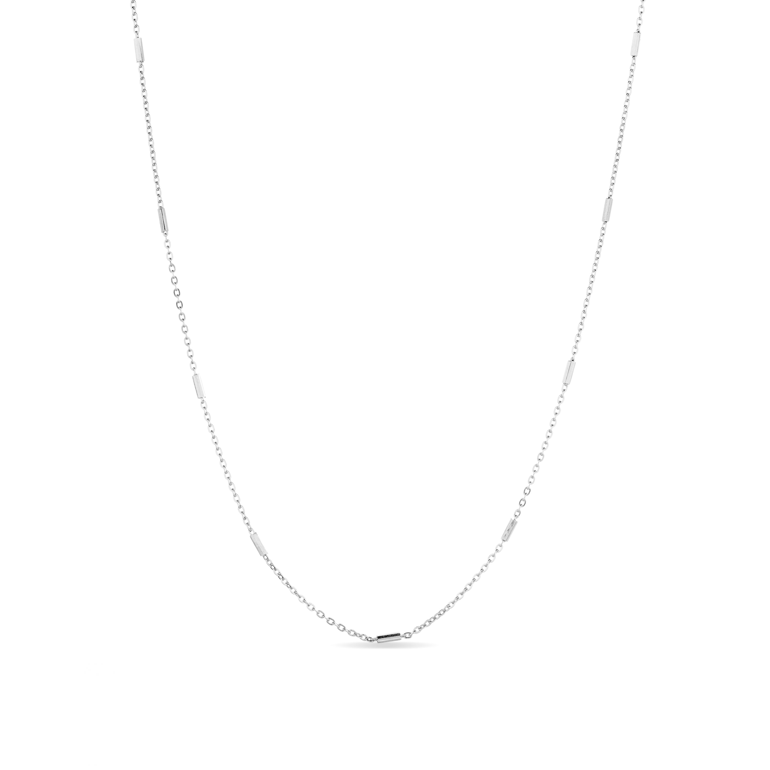 925 Sterling Silver Necklace with Rhodium Finish - Tartes