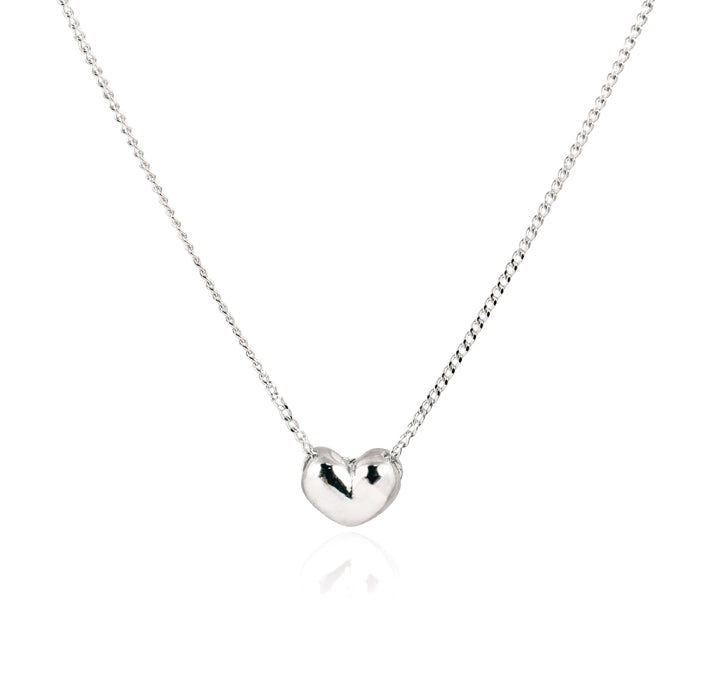925 Sterling Silver Necklace with Rhodium Finish - Qaiser