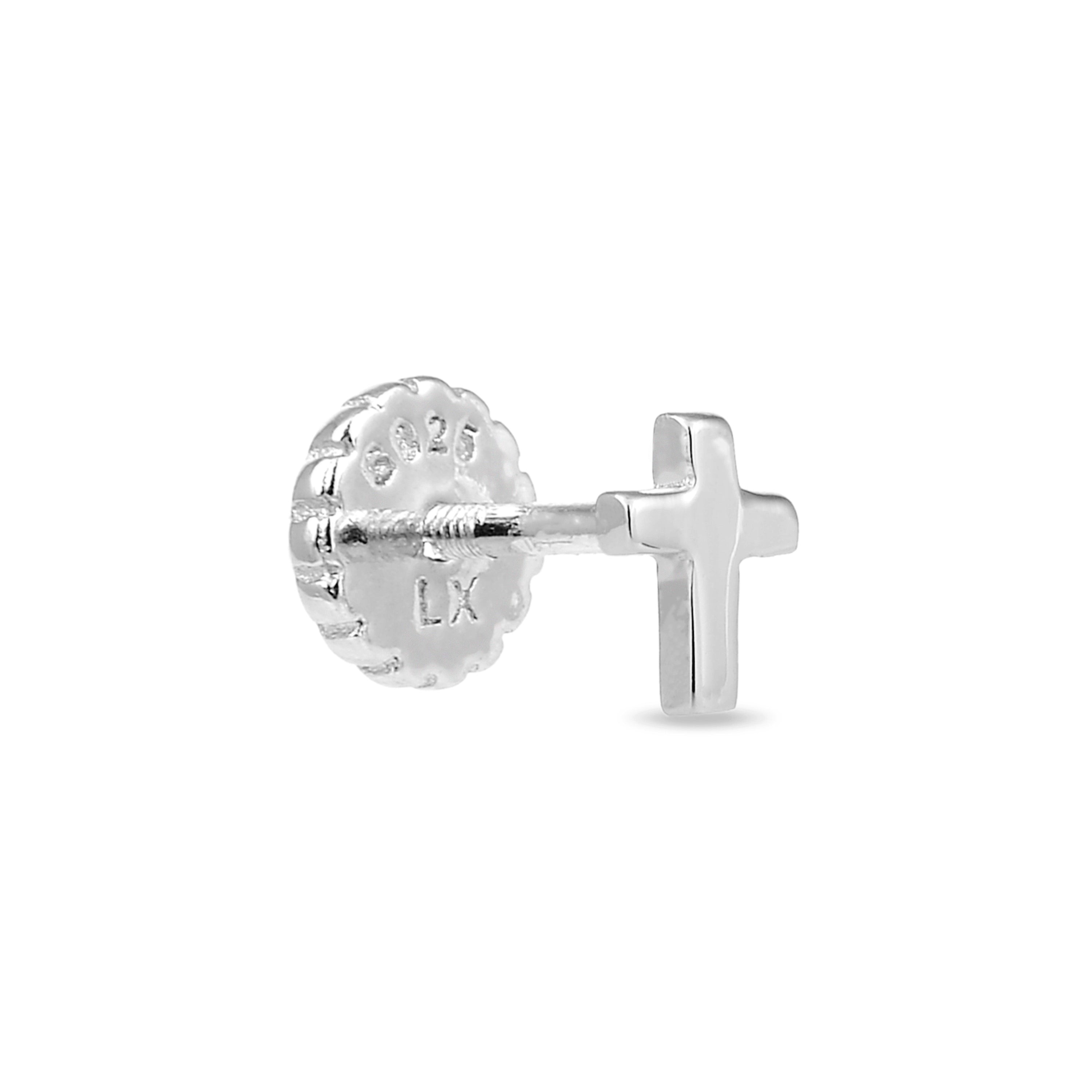 925 Sterling Silver Piercing with Rhodium Finish - Trira