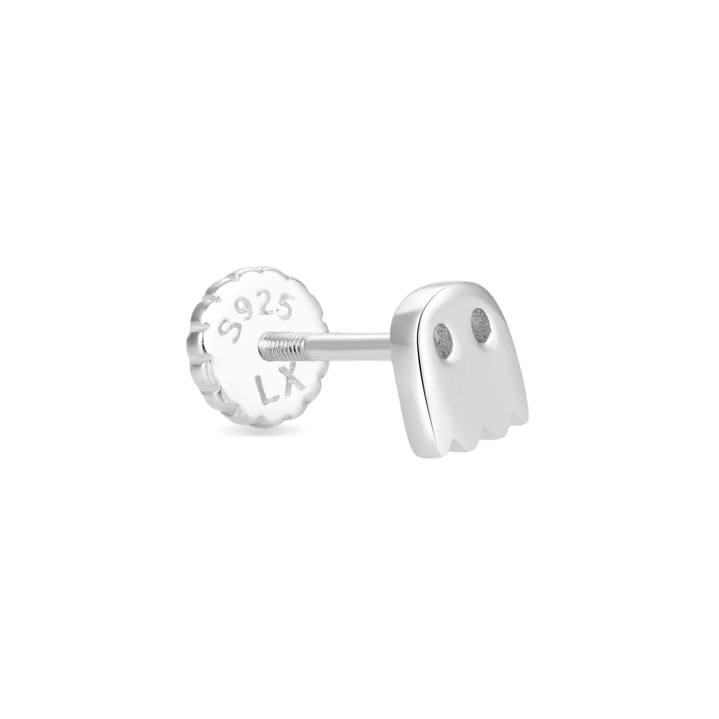 925 Sterling Silver Piercing with Rhodium Finish - Nafeu