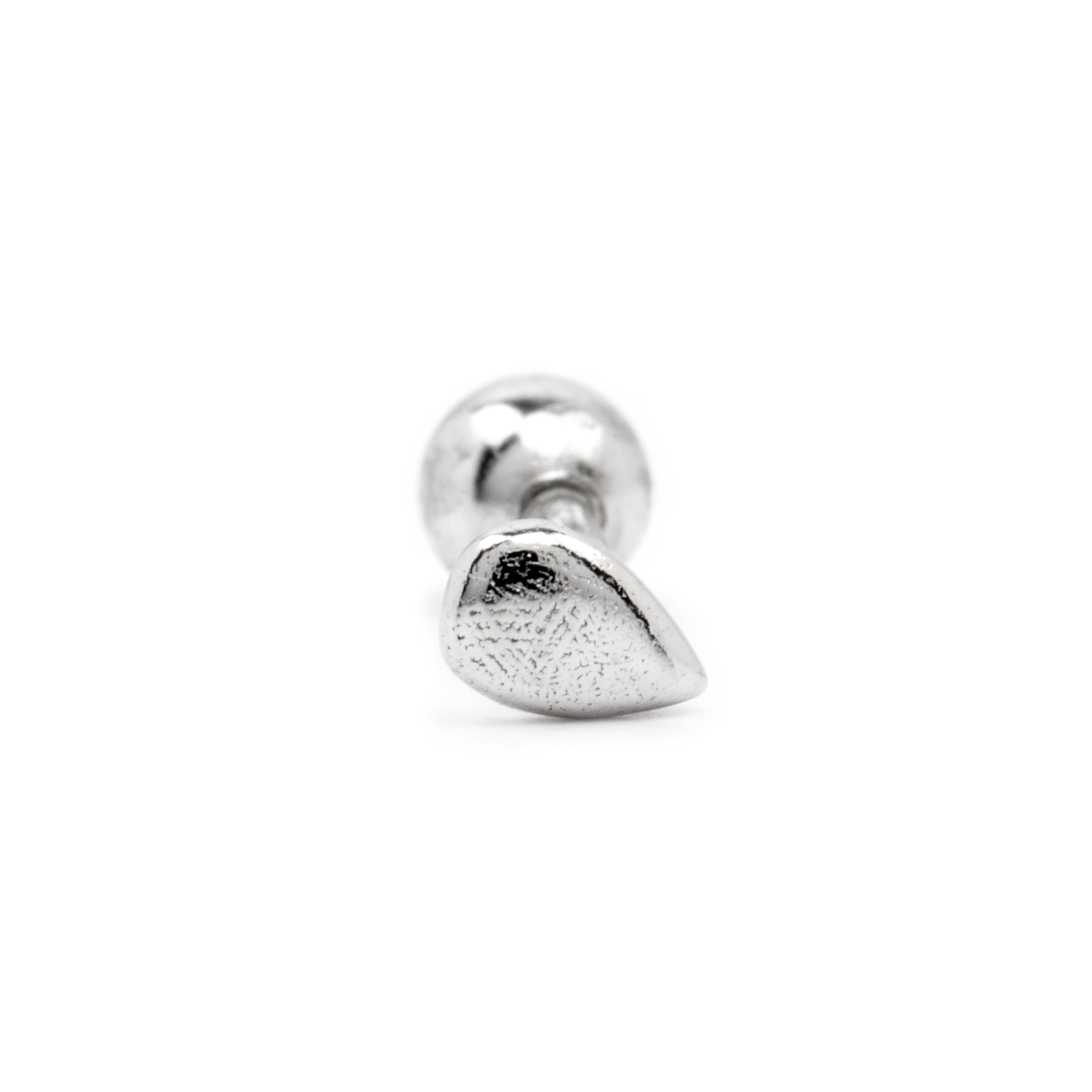 925 Sterling Silver Piercing with Rhodium Finish - Nelik