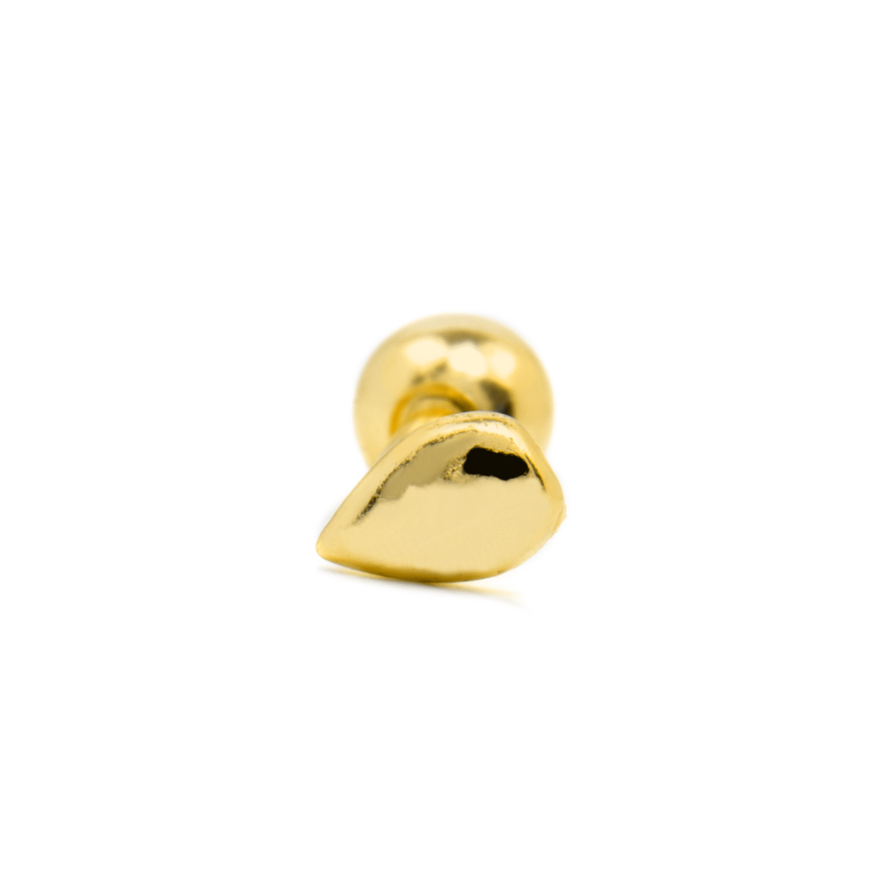 925 Sterling Silver Piercing with 18k Yellow Gold Finish - Nelik