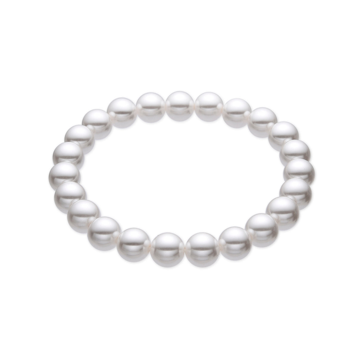 18k Gold Finish White Pearl Bracelet - Anrae