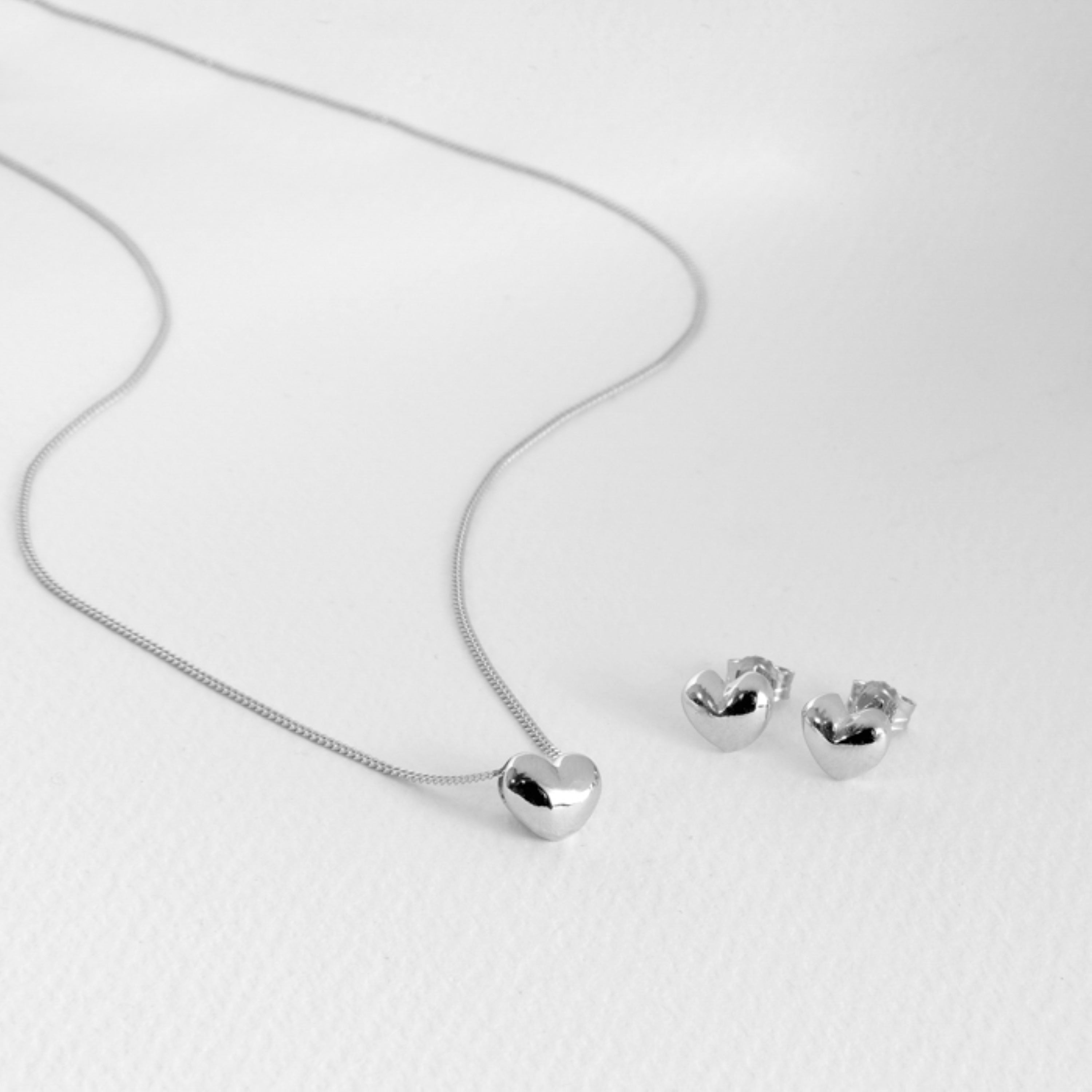 925 Sterling Silver Sets with Rhodium Finish - Qaiser