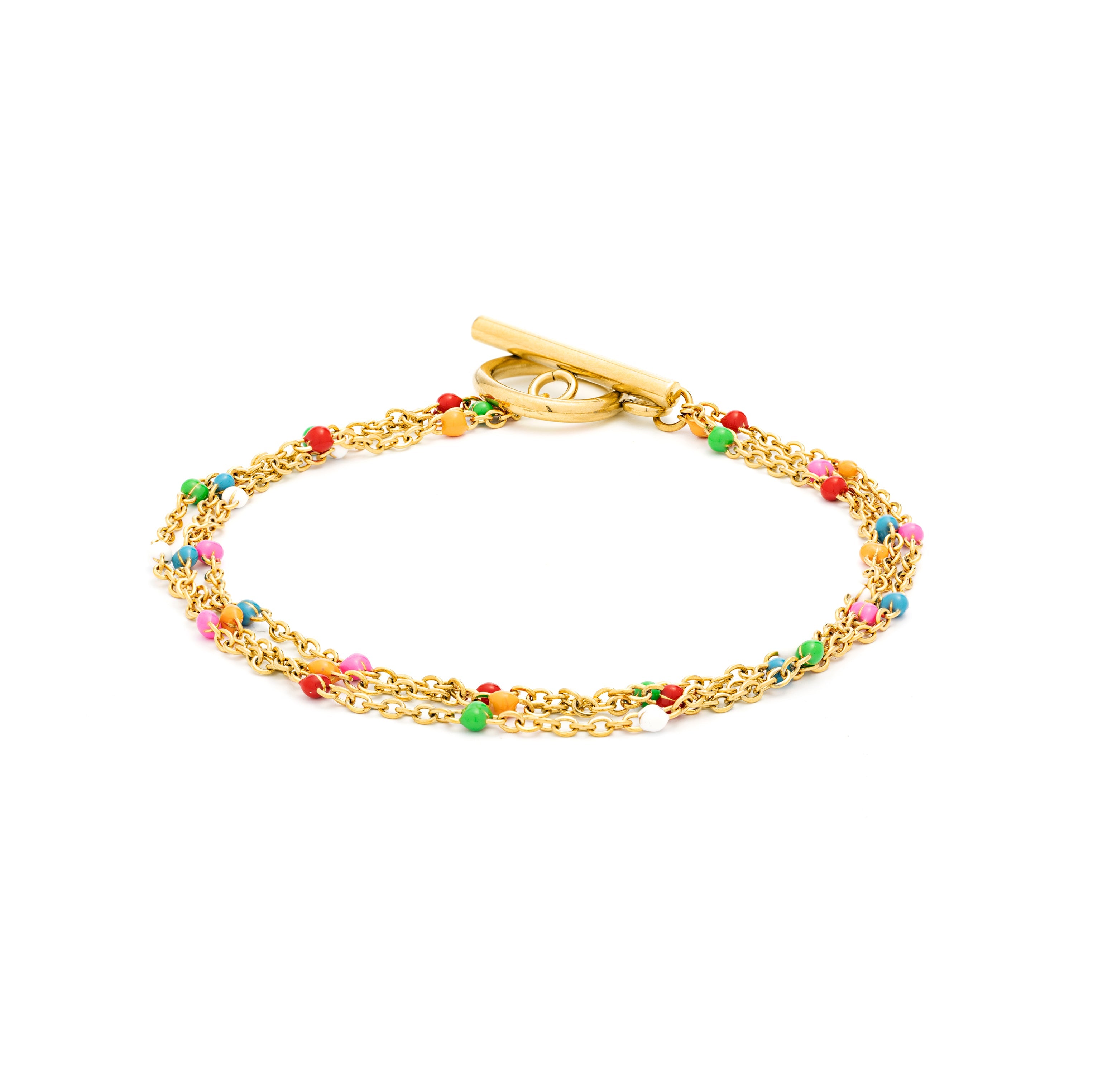 Bracelet finished in 18K yellow gold - Yao