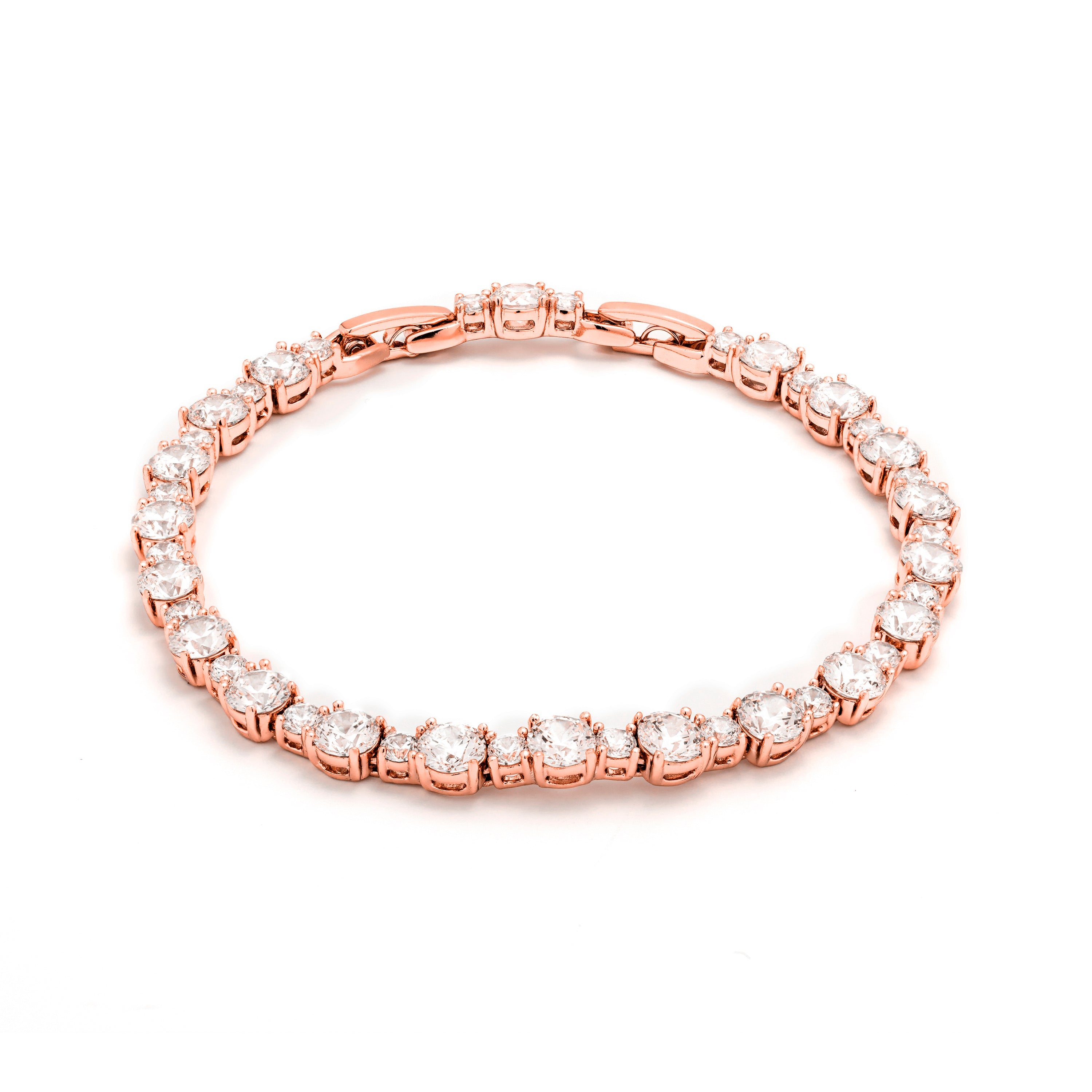 Bracelet with brilliant zirconia finished in 18K yellow gold - Seshil