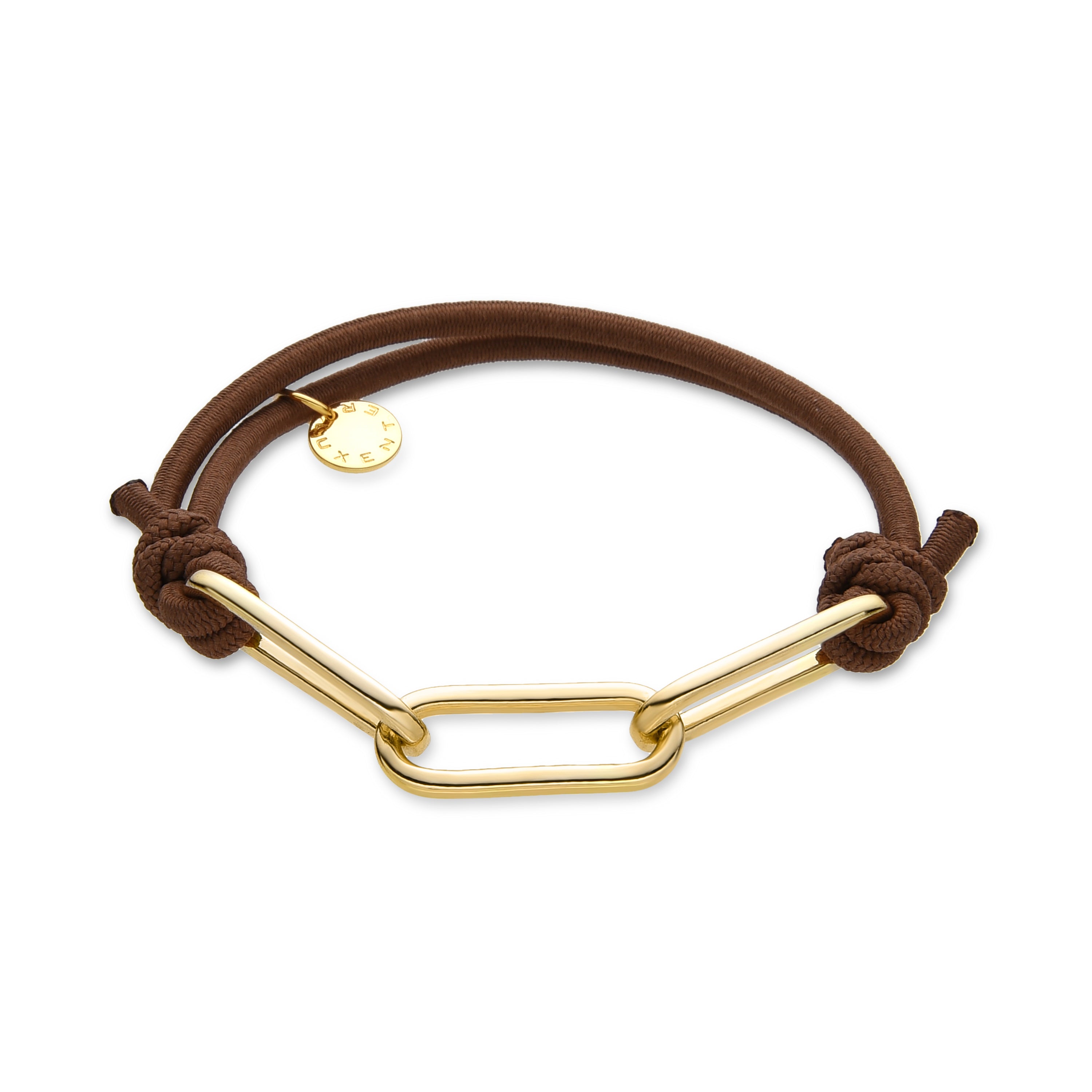 18K yellow gold finished scrunchie - Vossal