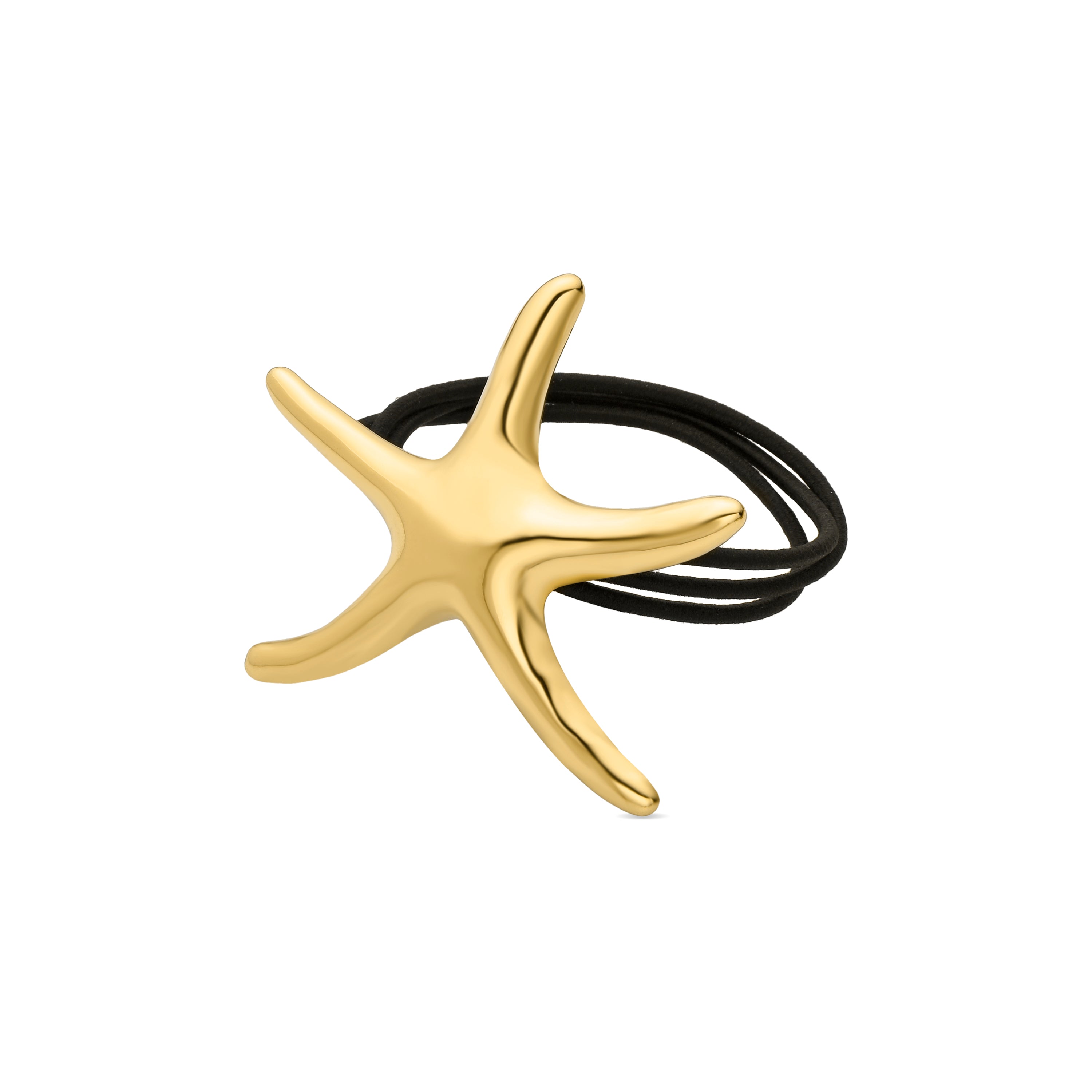 18K gold-finished hair tie - Asga