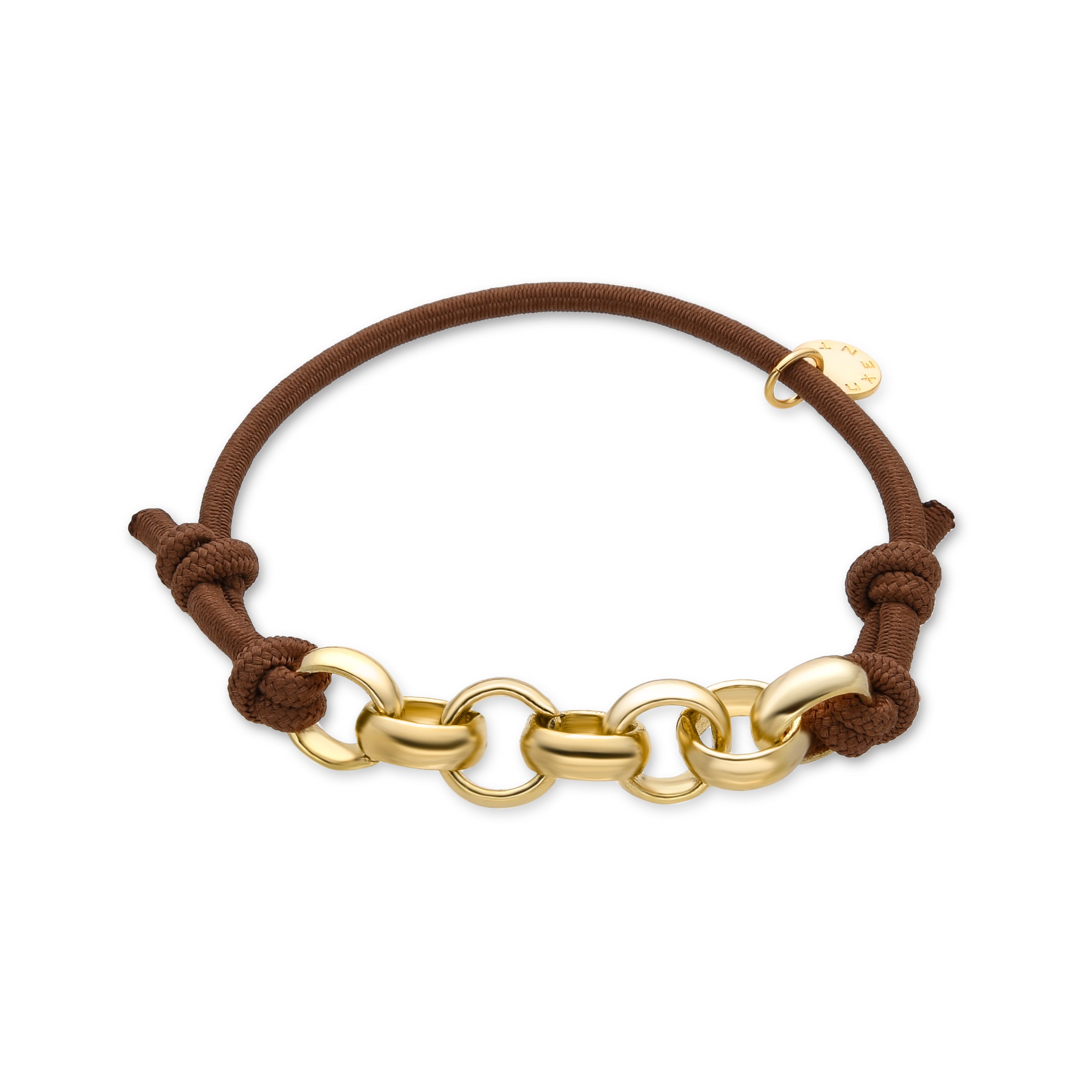 18K yellow gold finished hair tie - Finy