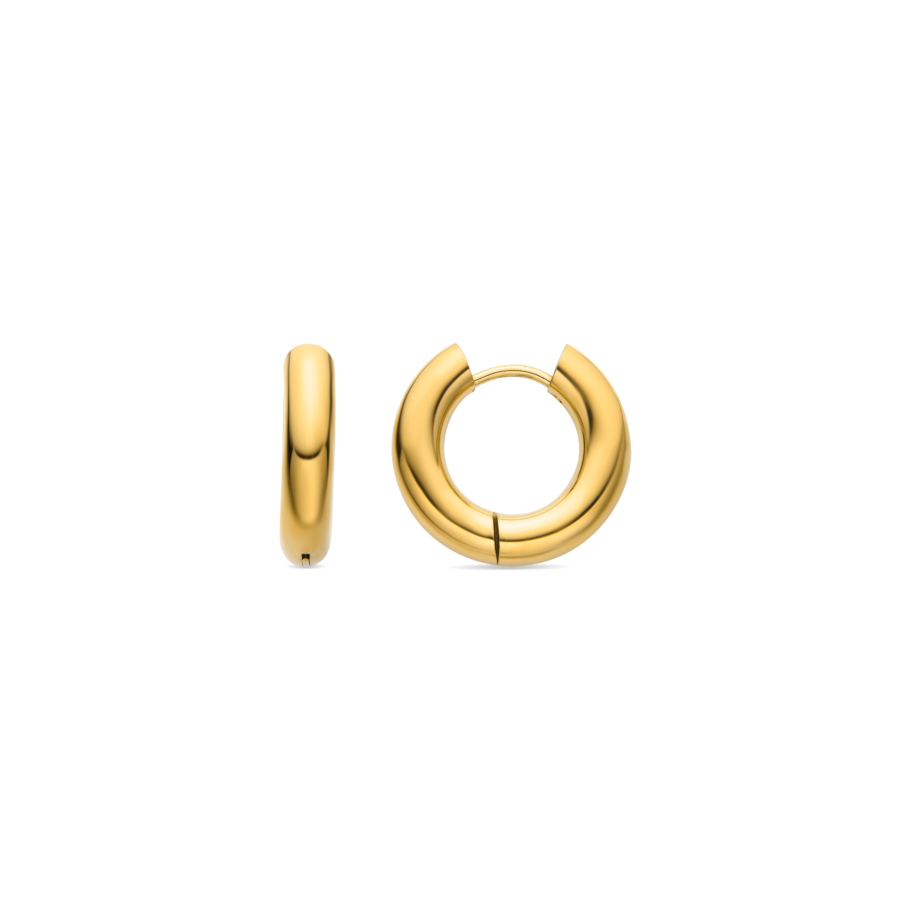 Earrings finished in 18K yellow gold - Amyck