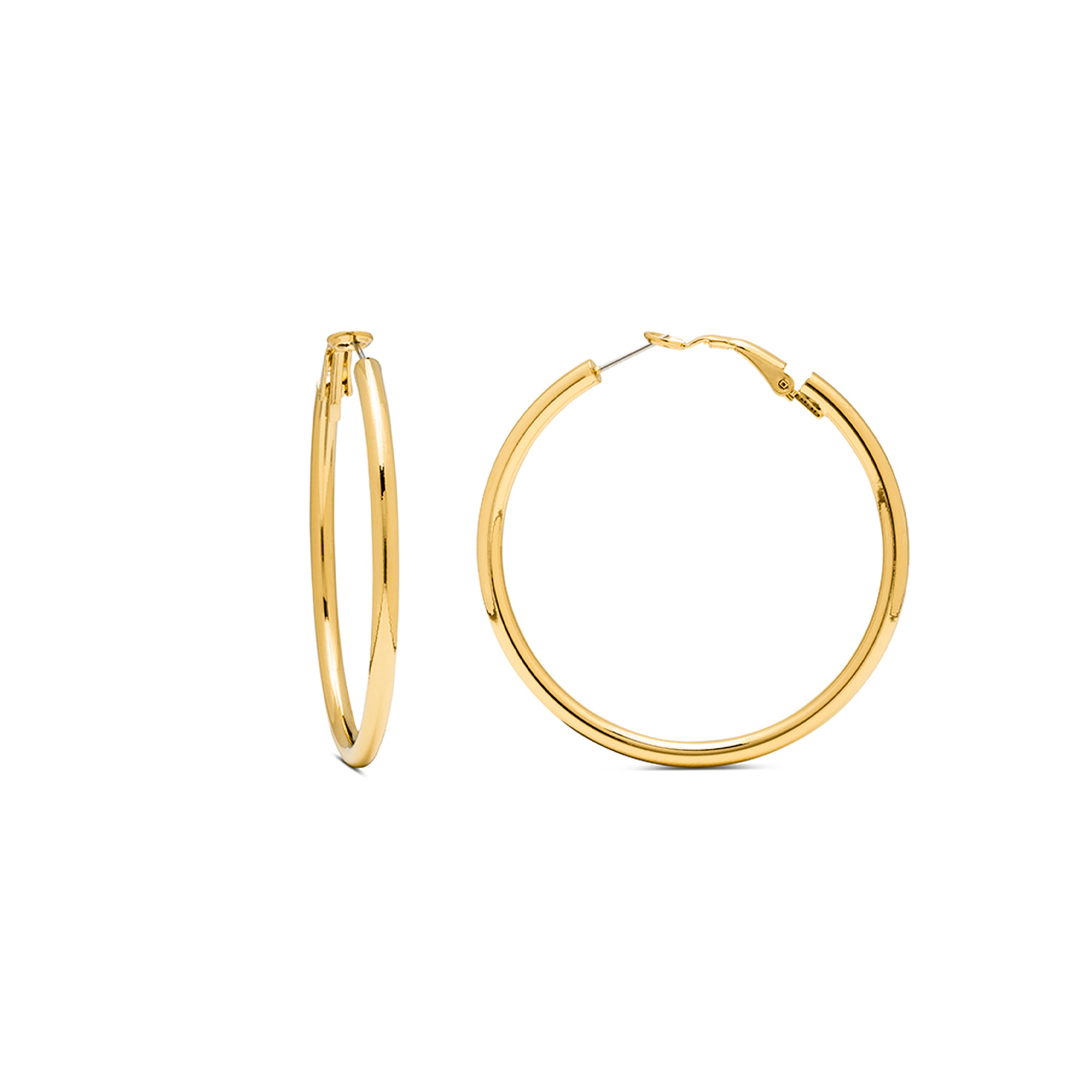 18K yellow gold finished earrings - Shashe