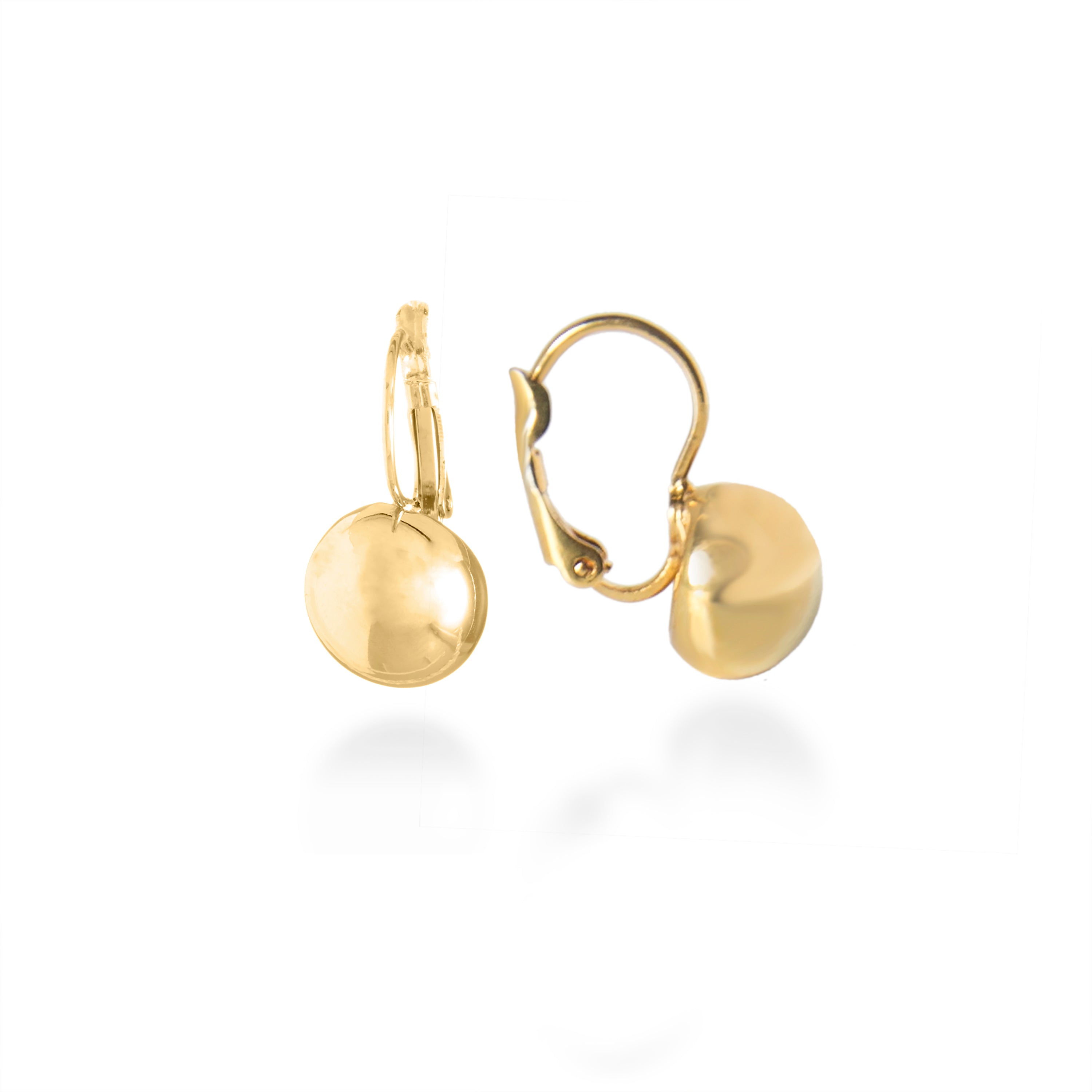 Earrings finished in 18K yellow gold - Nenje