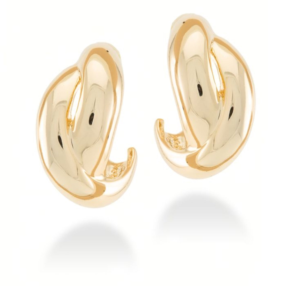Earrings finished in 18K yellow gold - Zunduri