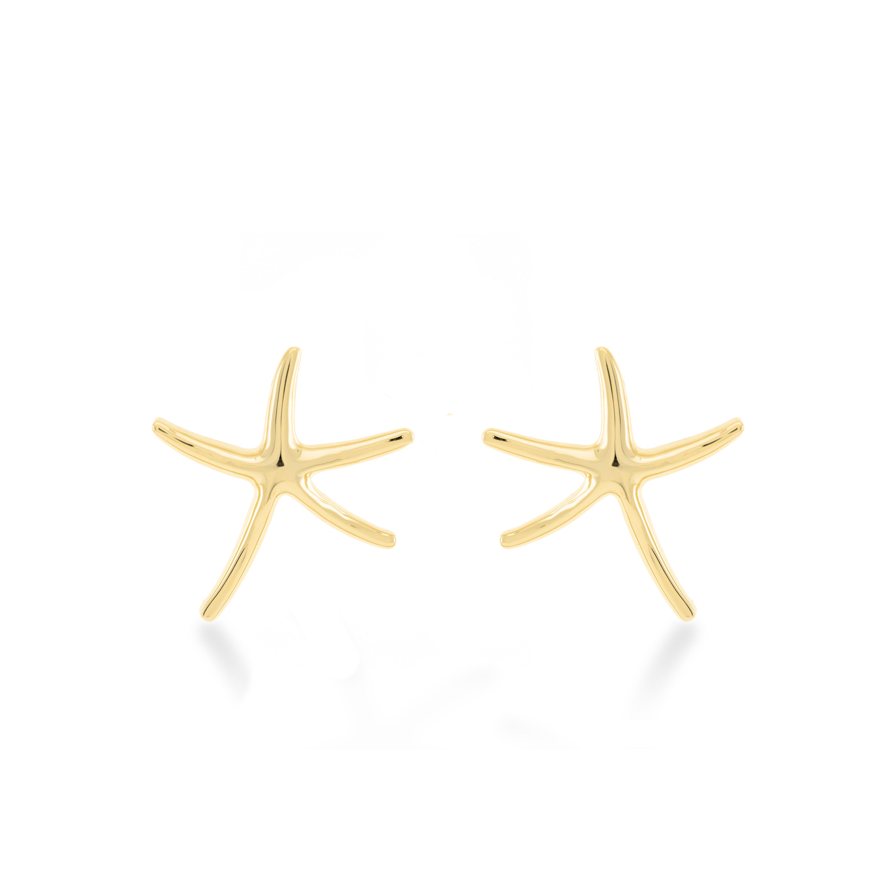 Earrings finished in 18K yellow gold - Amiri