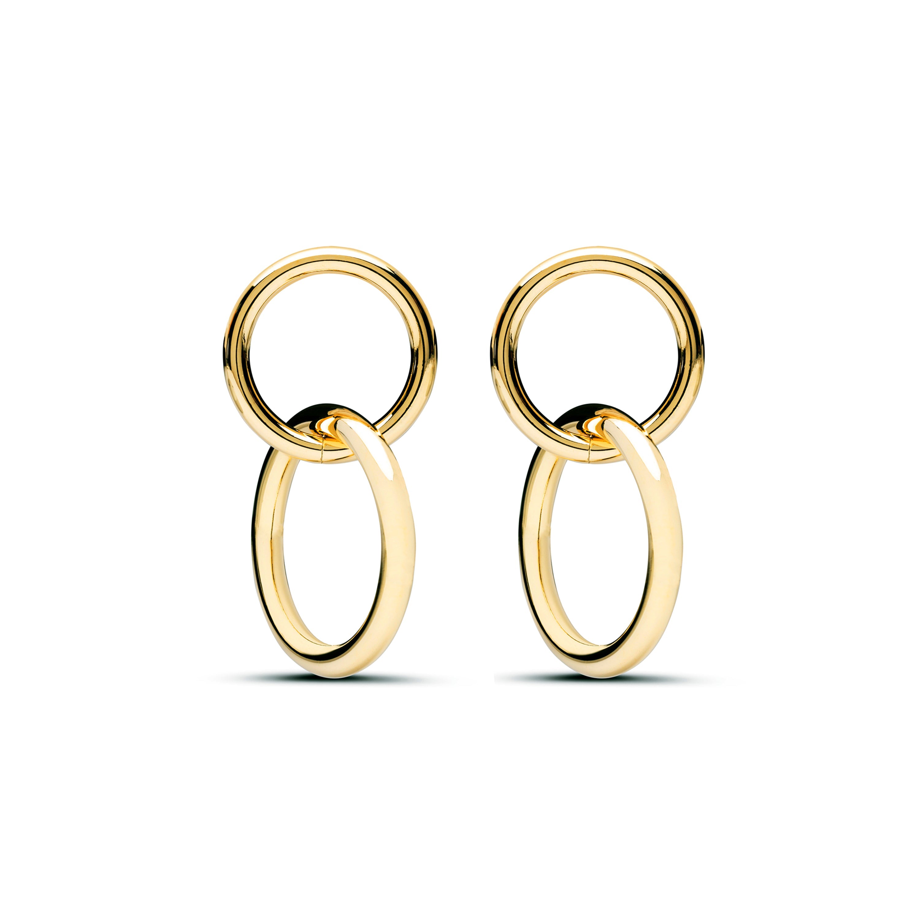 Earrings finished in 18K yellow gold - Rada