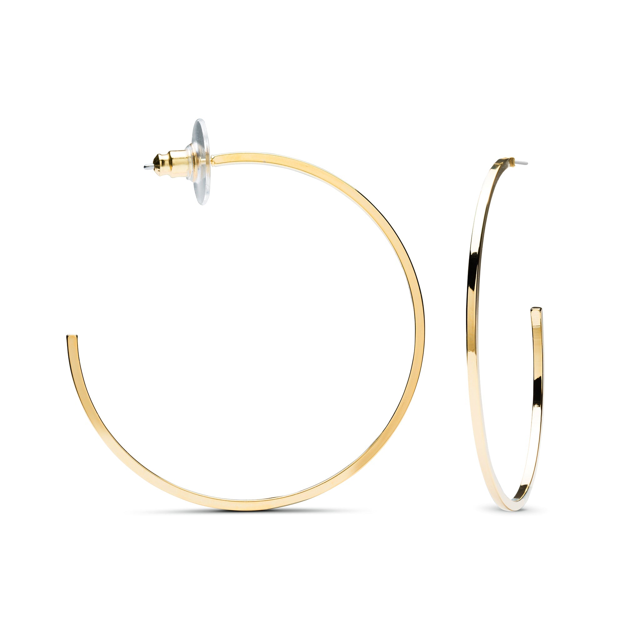 Earrings finished in 18K yellow gold - Nemar