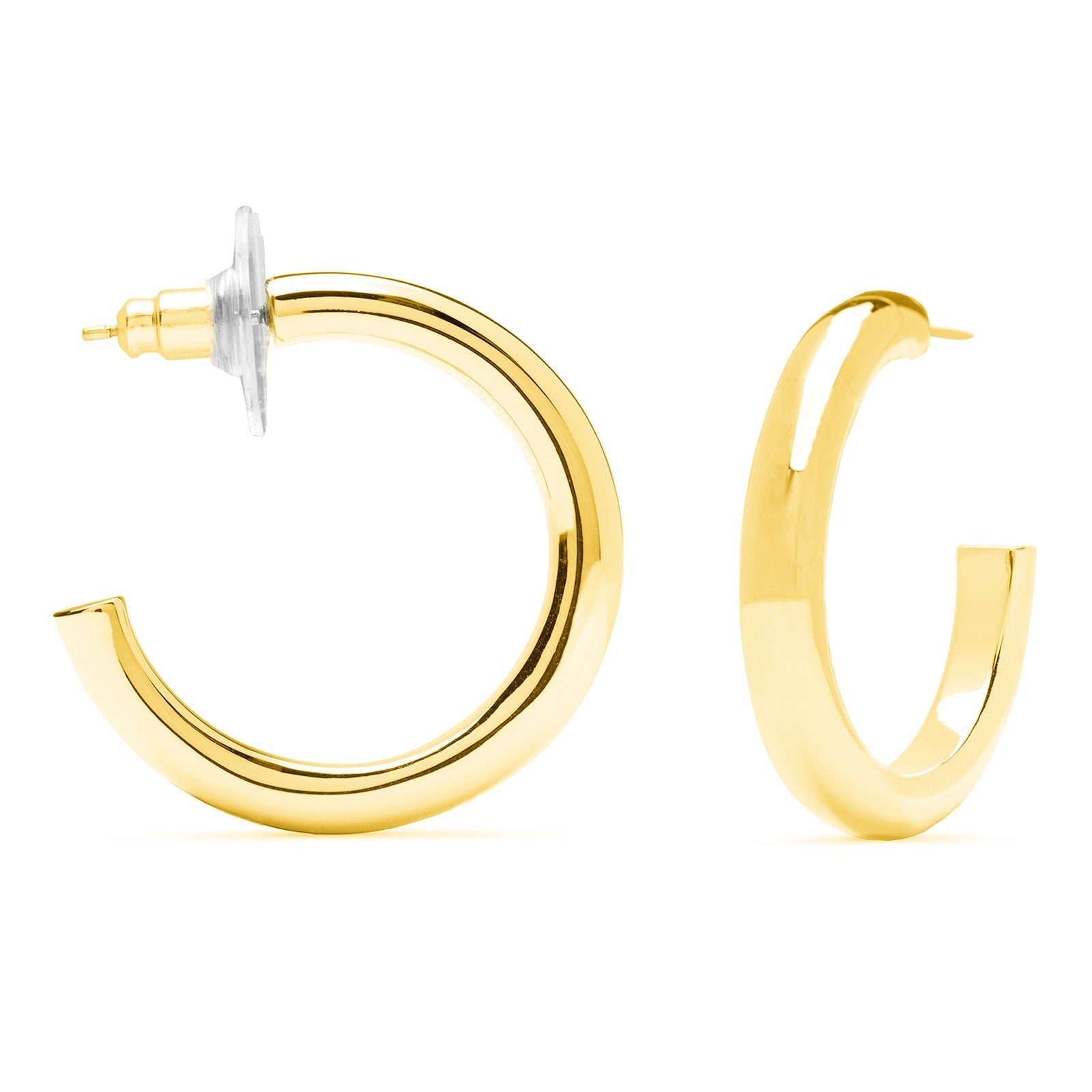 Earrings finished in 18K yellow gold - Maret