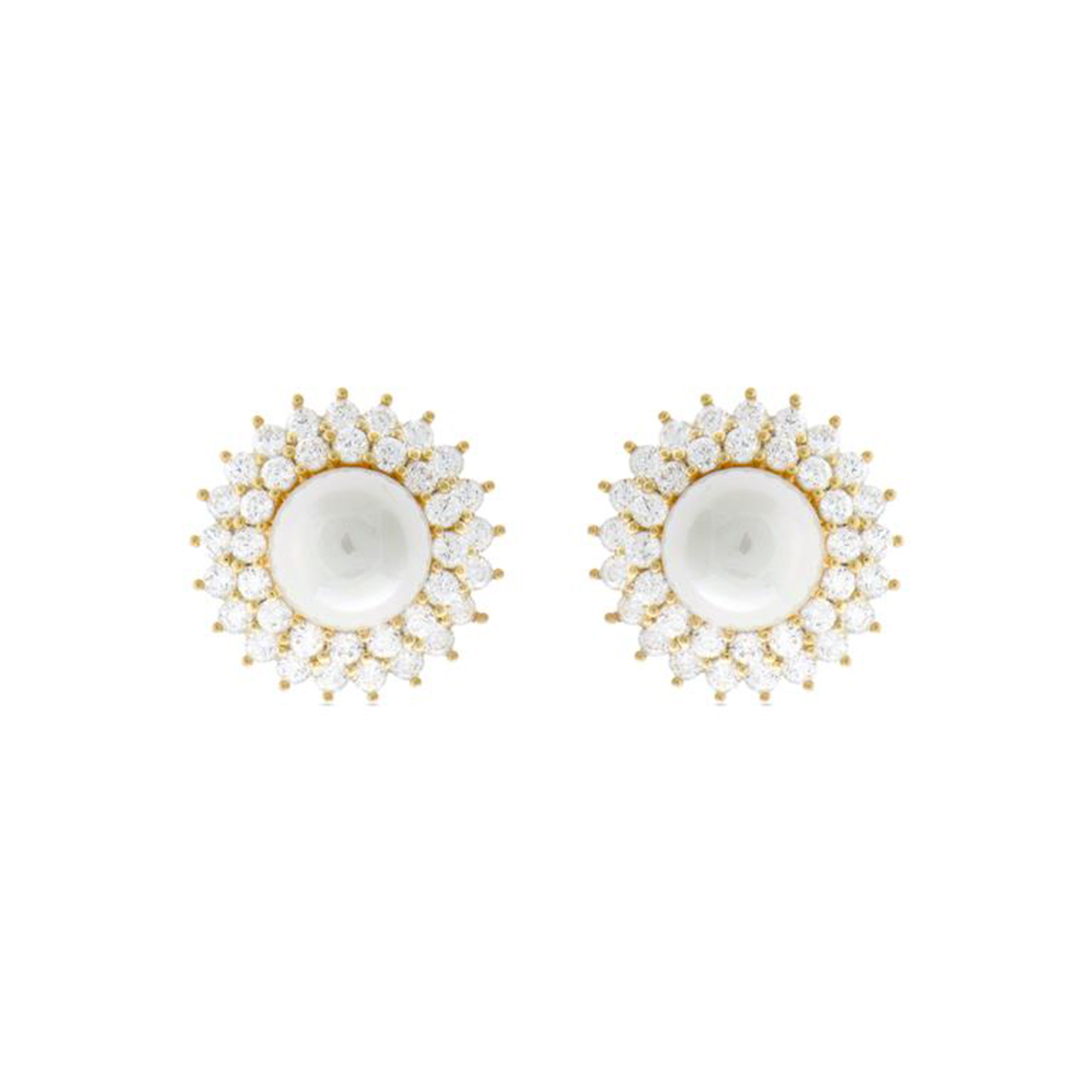 Pendientes acabados en oro amarillo 18K - Kiver