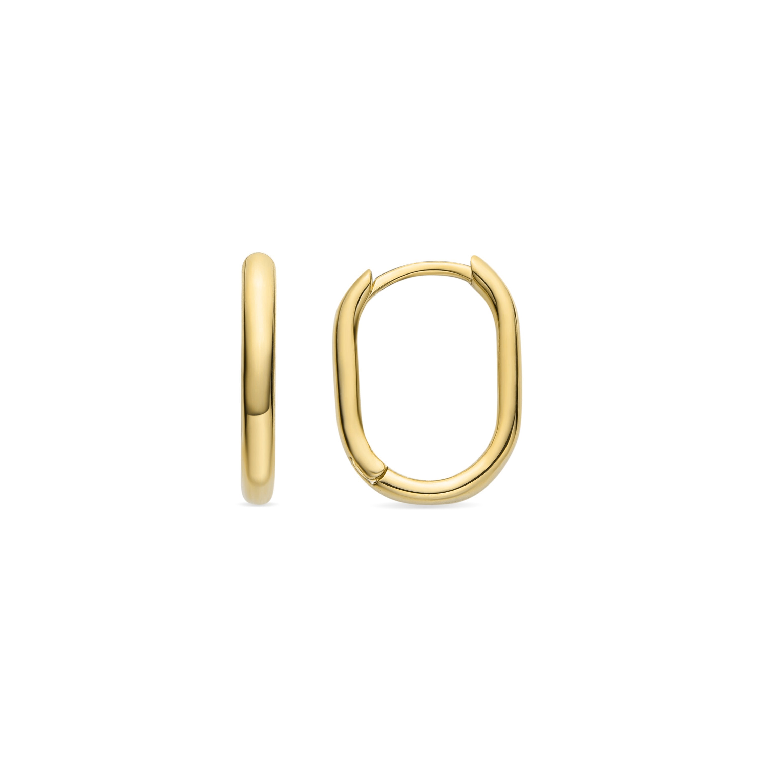 Earrings finished in 18K yellow gold - Wiselu