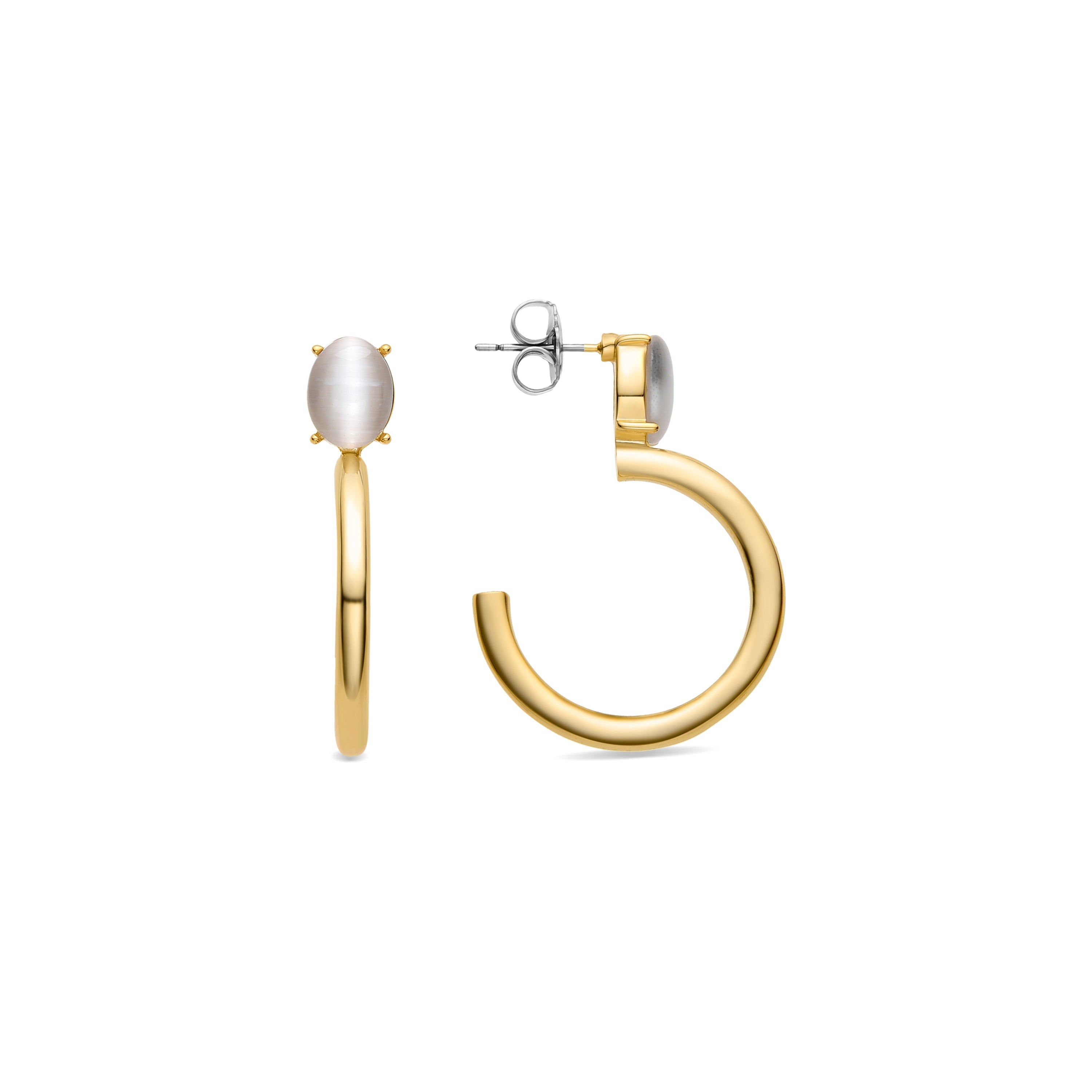 Earrings finished in 18K yellow gold - Andoc