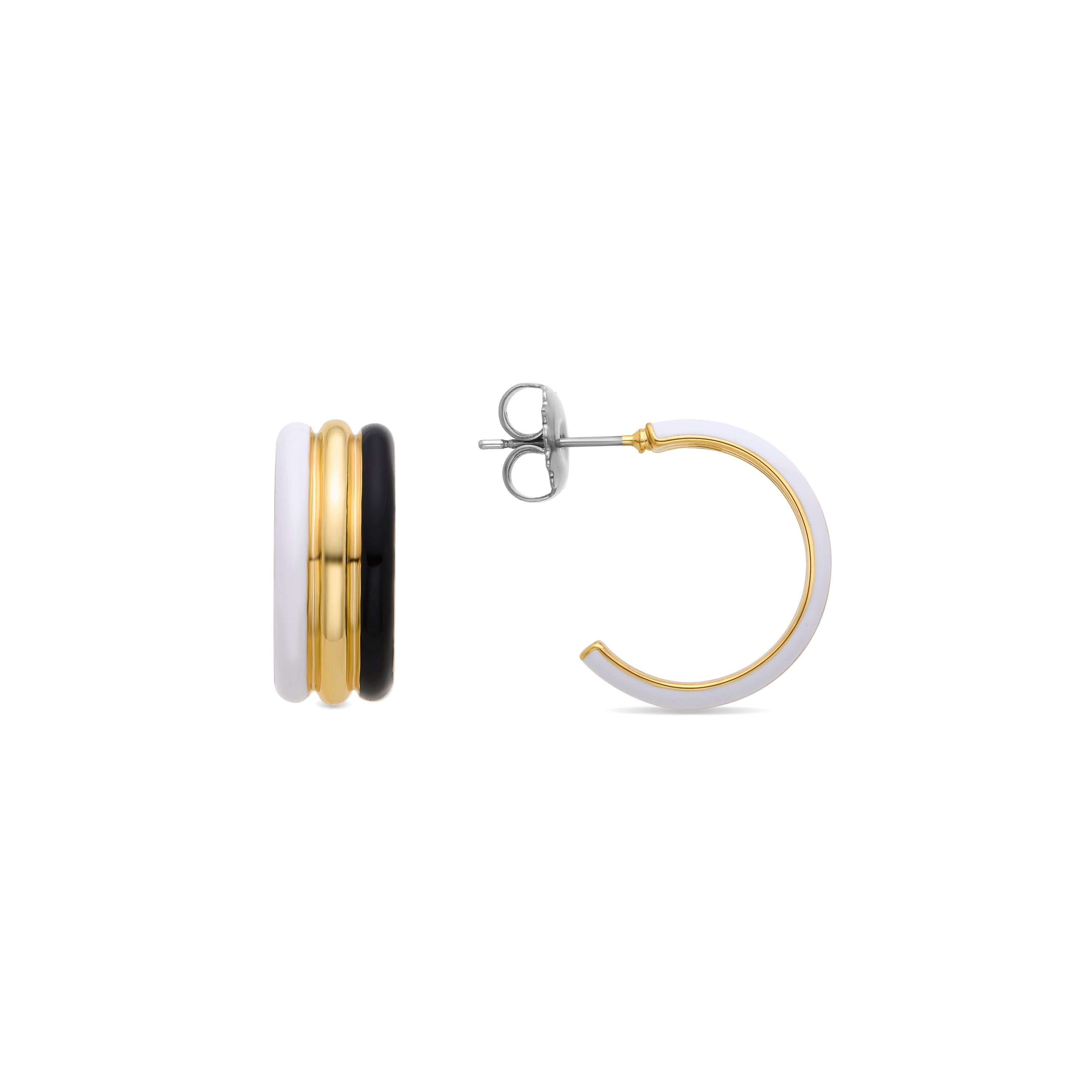 Earrings finished in 18K yellow gold - Mibub