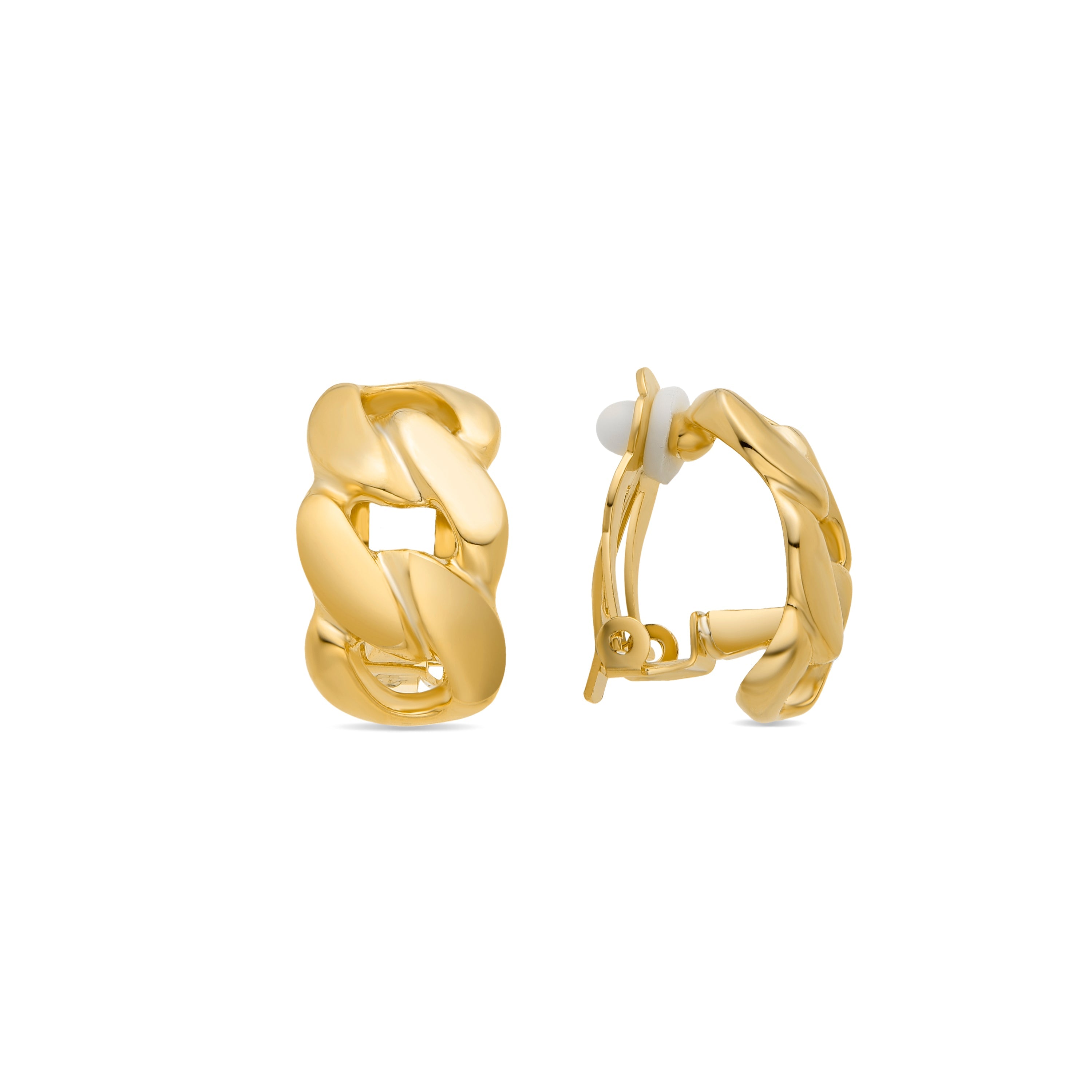 Earrings finished in 18K yellow gold - Raner