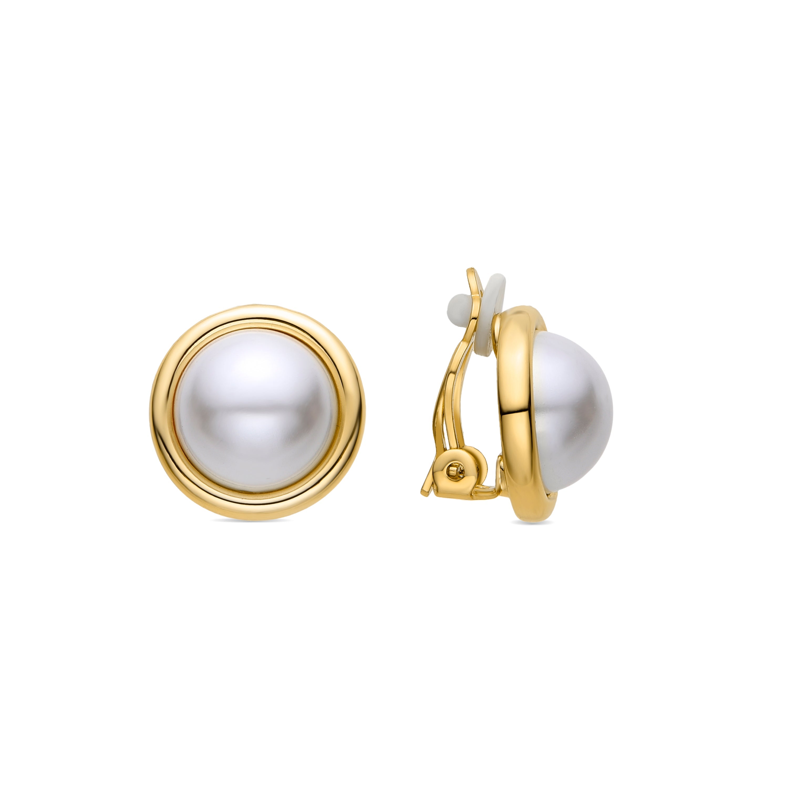 Earrings finished in 18K yellow gold - Adriel