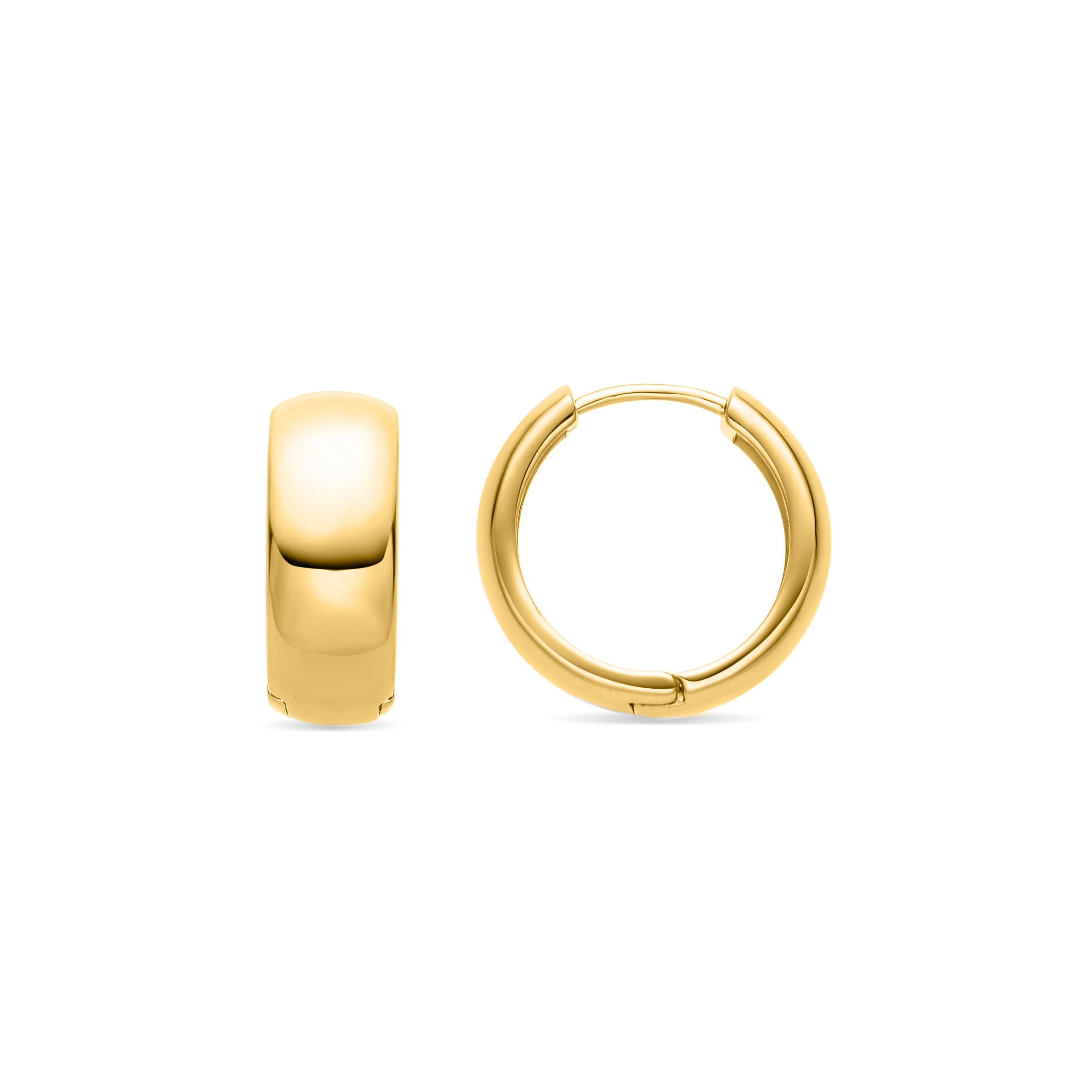 Earrings finished in 18K yellow gold - Apruk