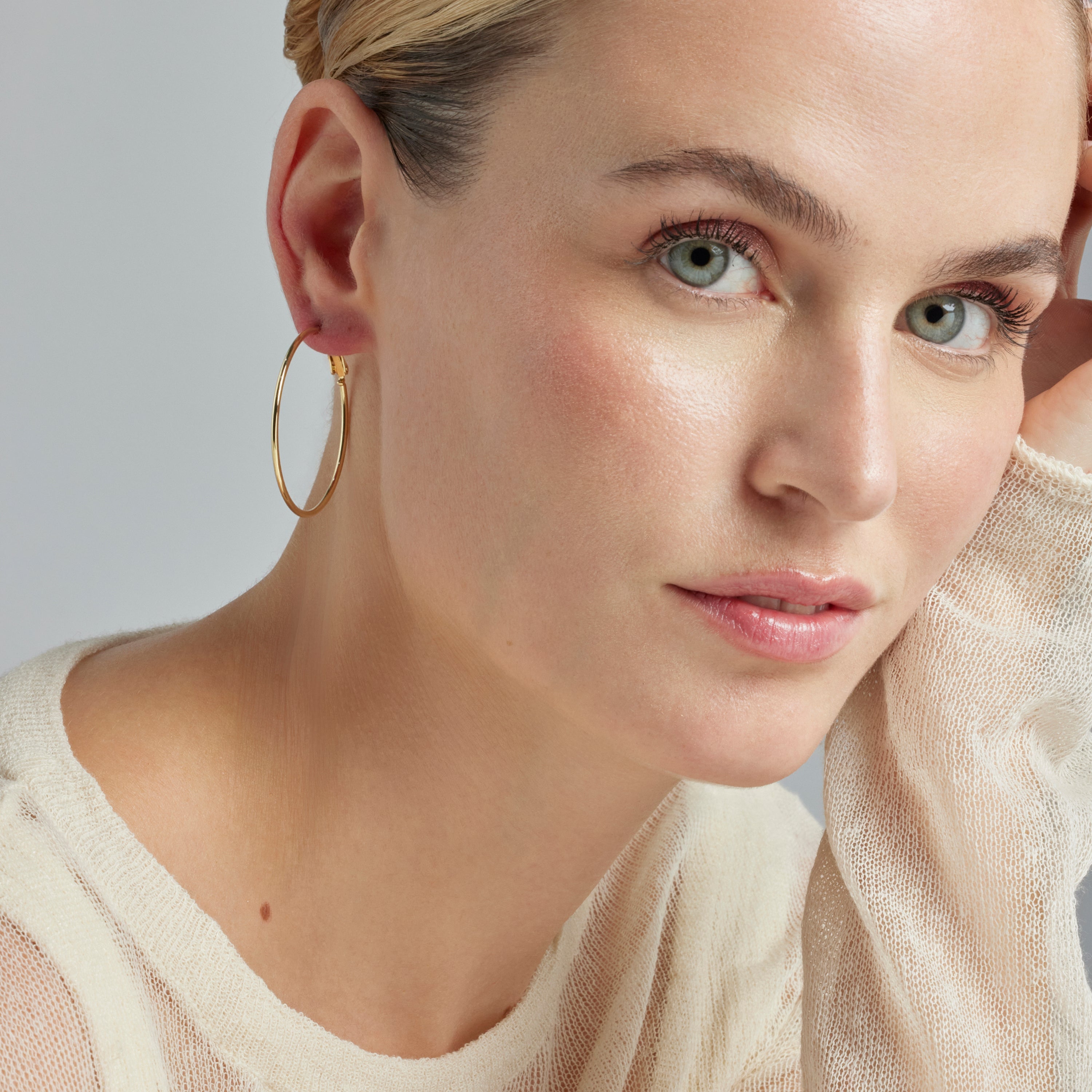 Earrings finished in 18K yellow gold - Kelxo